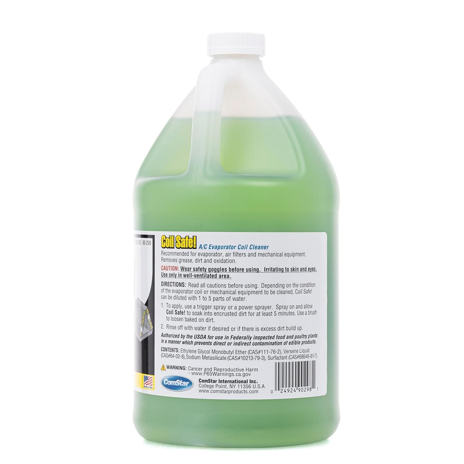 ComStar Coil Safe, External Neutral pH, Non-Toxic, Self-Rinsing Evaporator Coil