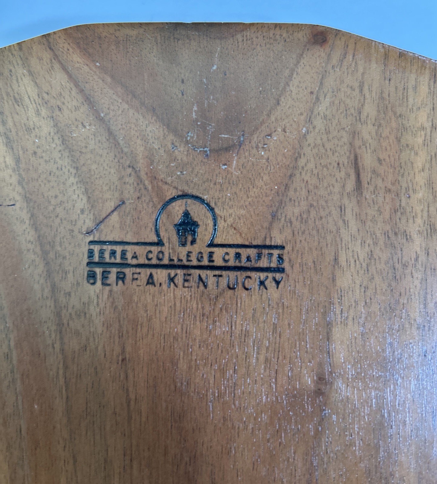 Berea College Crafts Solid Black Walnut Wood Clipboard 9 1/2”x6 1/4”x 1/4″ KY