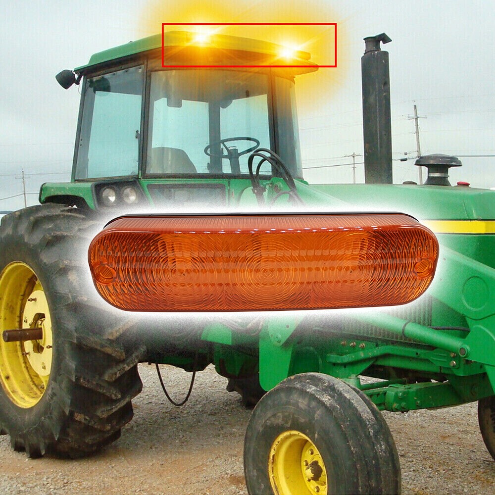 LED Amber Flashing Cab Headlight For CASE IH 9110 9130 9150 9170 9180 9210 9230
