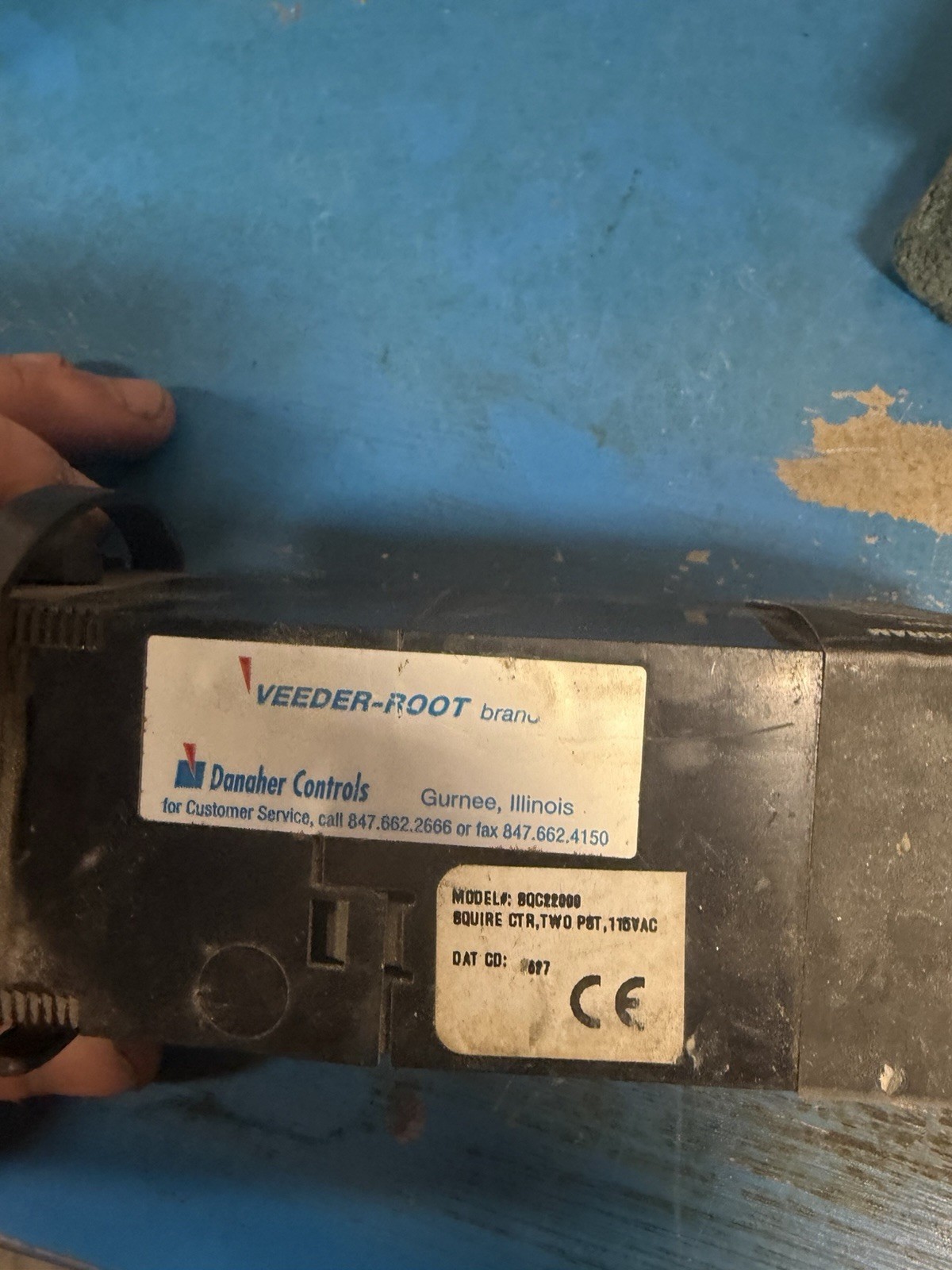 DANAHER / VEEDER ROOT 8QC22000 COUNTER 8CH 115VAC USED