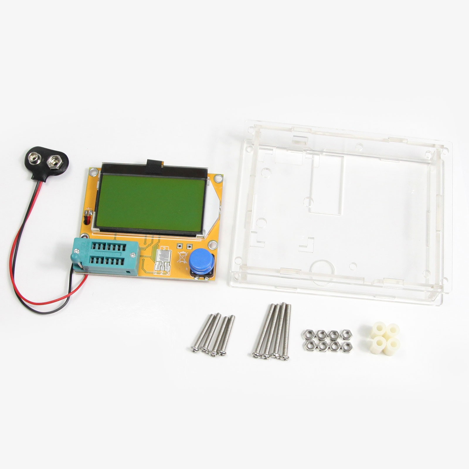 Digital LCD Component Tester Transistor Diode Capacitor Inductor Resistor Meter、