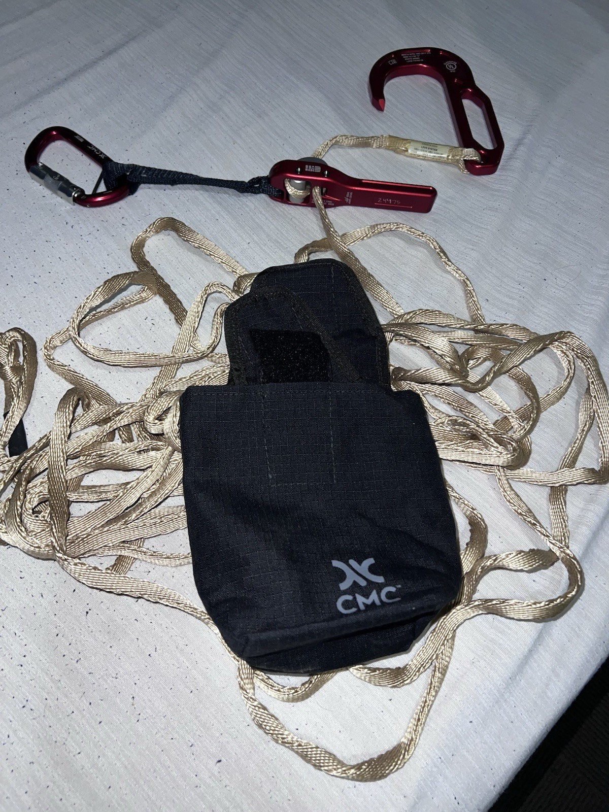 CMC LEVR Escape System Flash.2 Anchor Bailout Kit NFPA 1983 With Bag & Manual