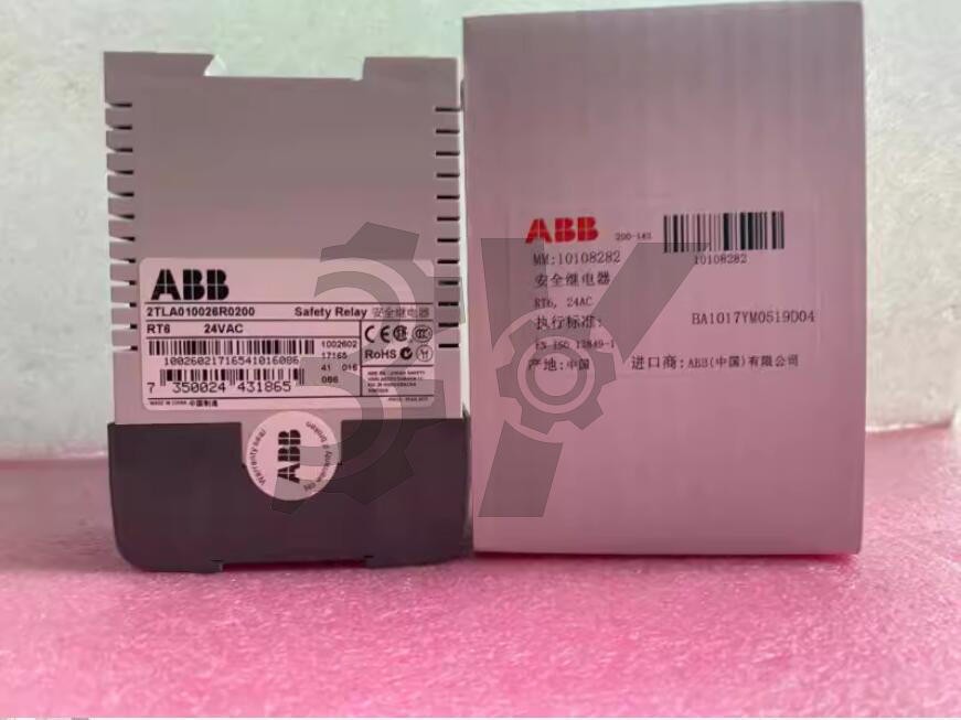 ONE NEW ABB Safety relay 2TLA010026R0200 RT6 24VAC US Free TAX