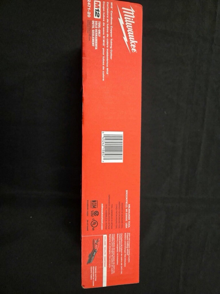 Milwaukee 2471-20 M12 Copper Tubing Cutter (Tool Only)