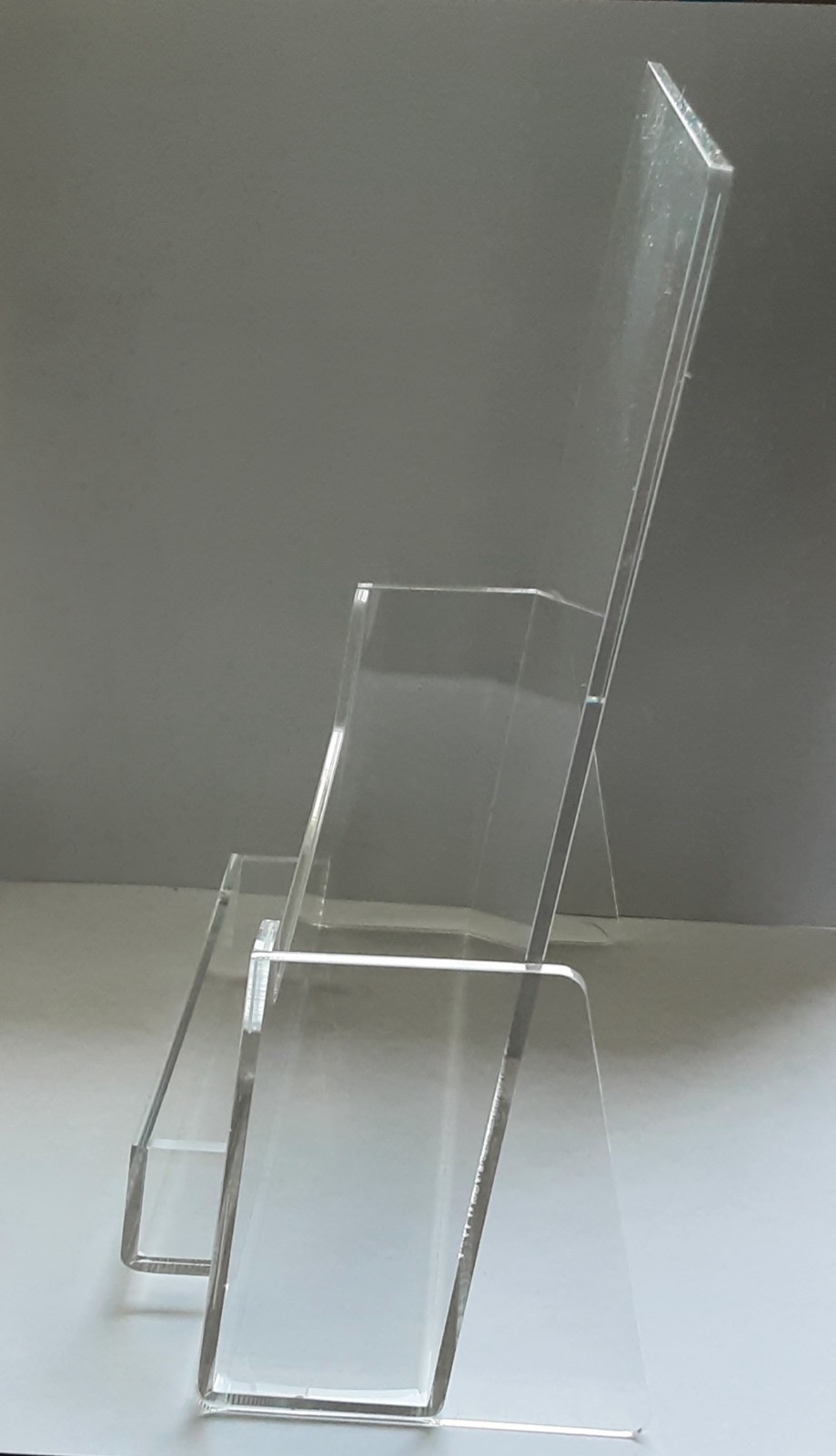MaxGear Acrylic Brochure Holders 6×8 Inch With Business Card Holder 6 pack «New»