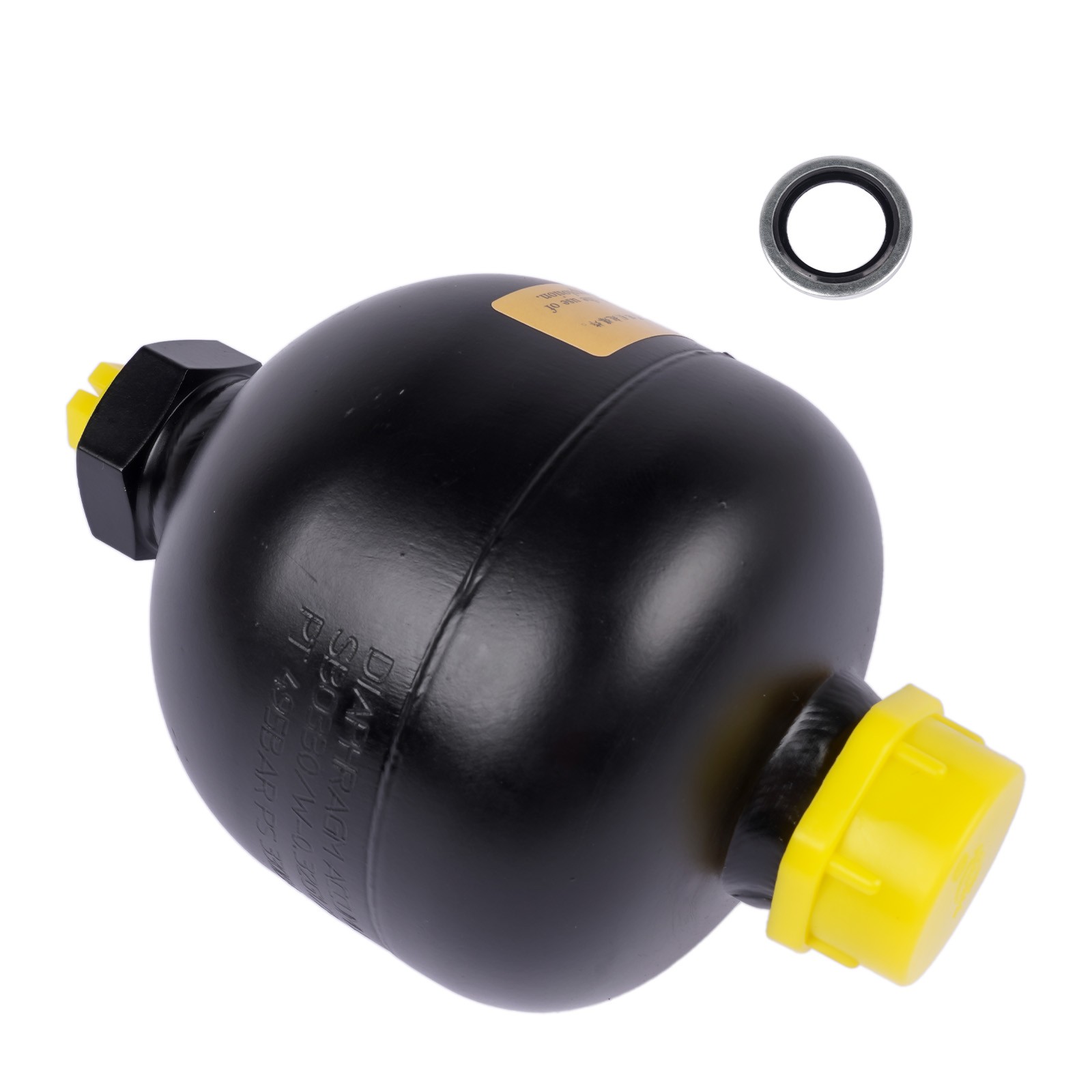 Hydraulic Diaphragm Accumulator 4786PSI,20 cu in (0.32L) ,Thread G1/2 (ISO 228)