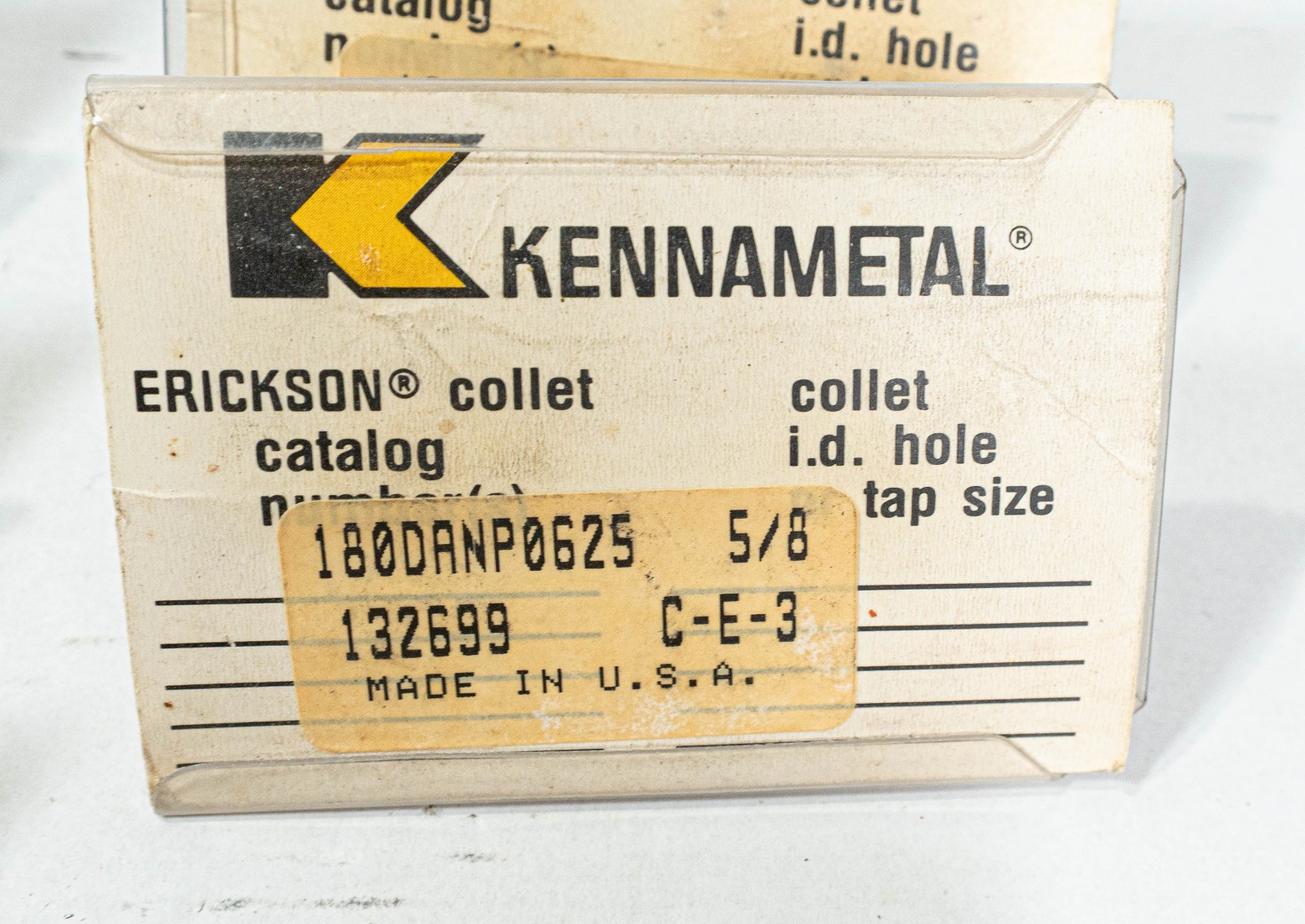 Lot of 17 Kennametal Erickson Collets 180DA0500-180DA0312-180DA0375