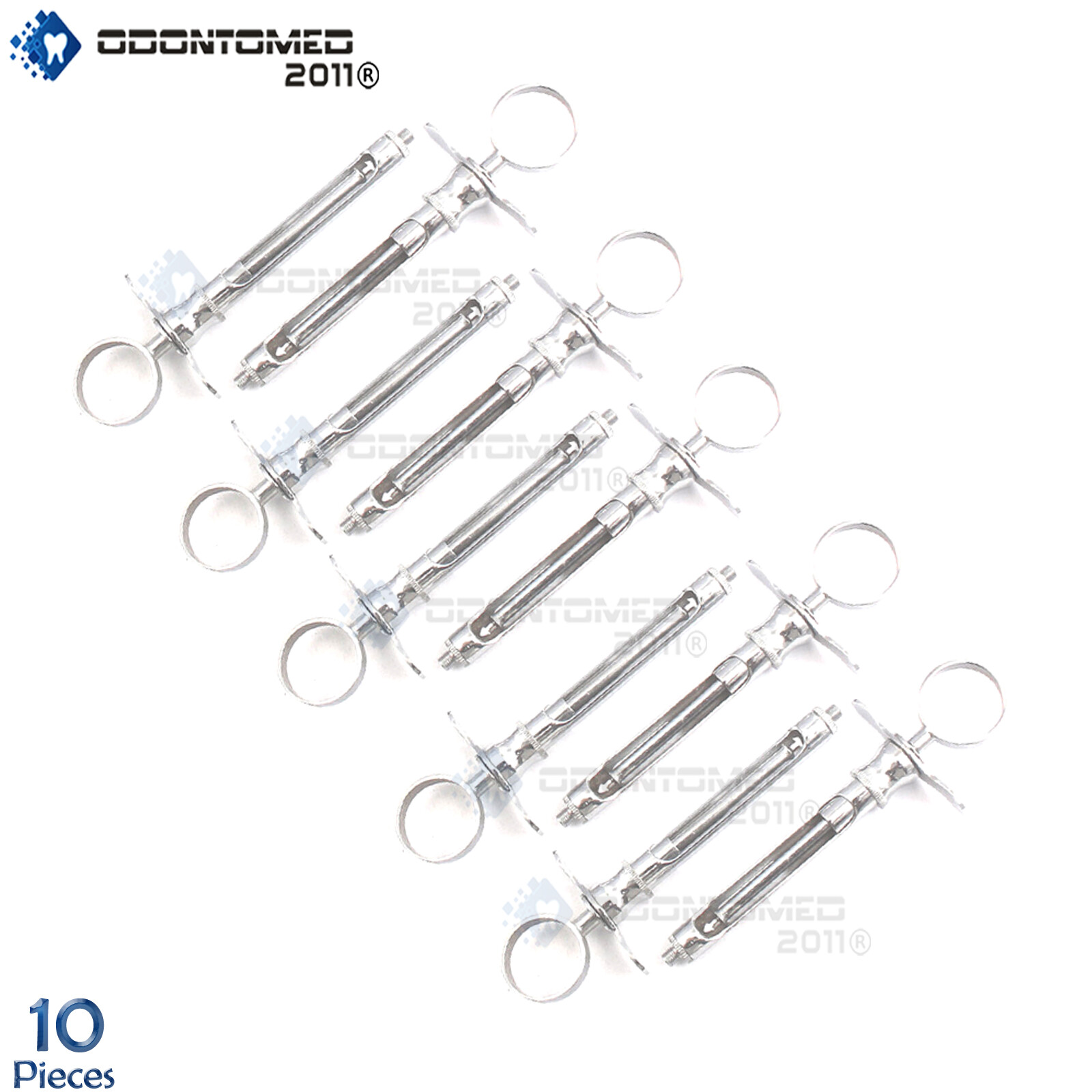 10 Aspirating Syringes 1.8ml CW Type Dental Instruments