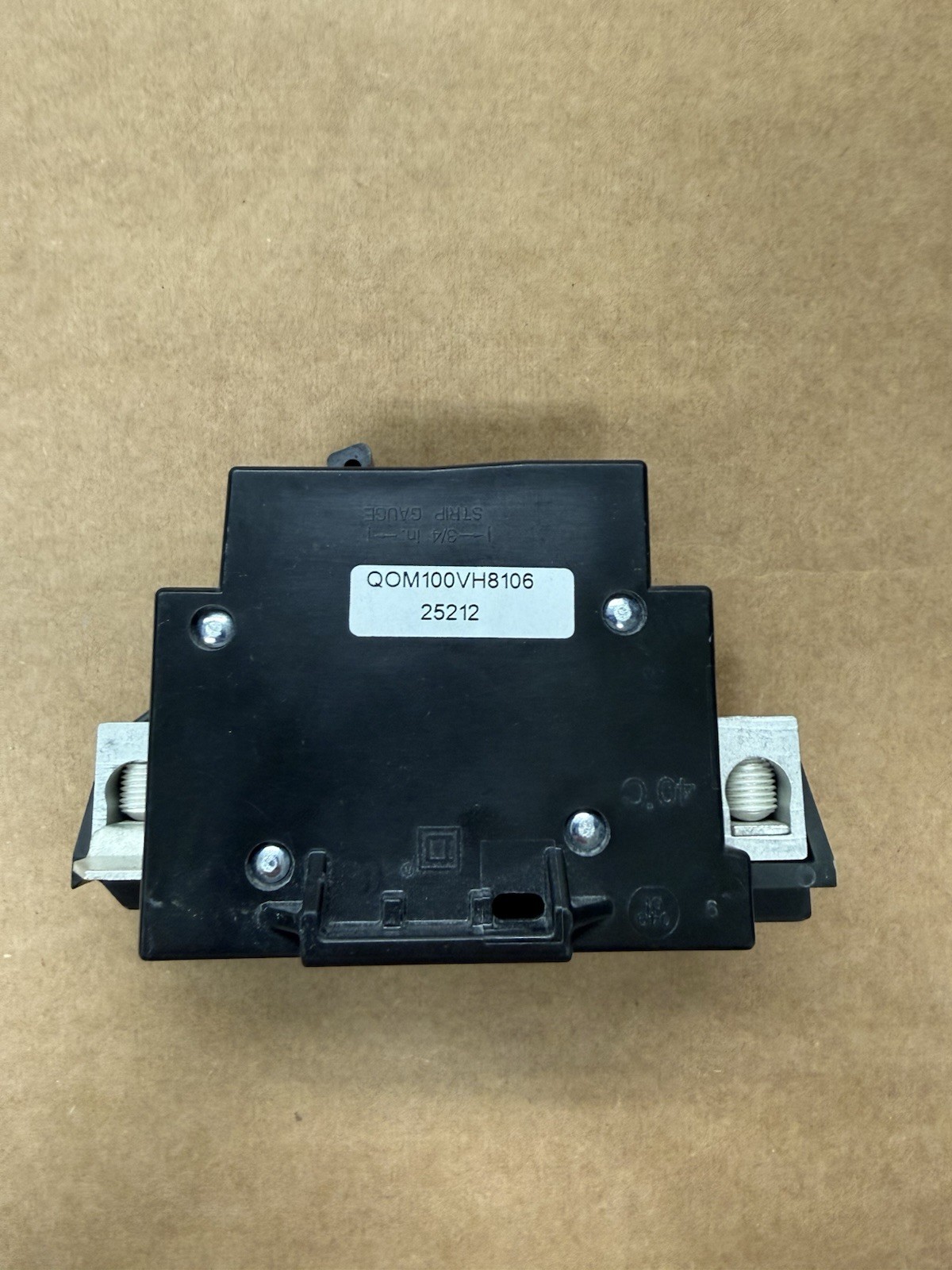 BRAND NEW Square D QOM100VH8106 22kA 2 Pole 100 Amp Bolt On Main Circuit Breaker