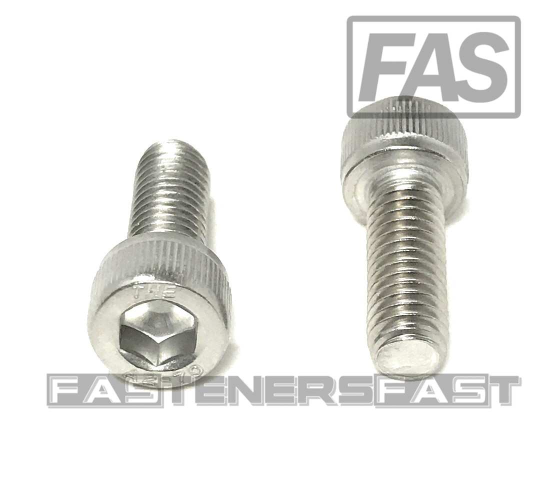 (25) M6-1.0 x 16 Stainless Steel Socket Head Socket Cap Screws DIN912 M6x1.0x16
