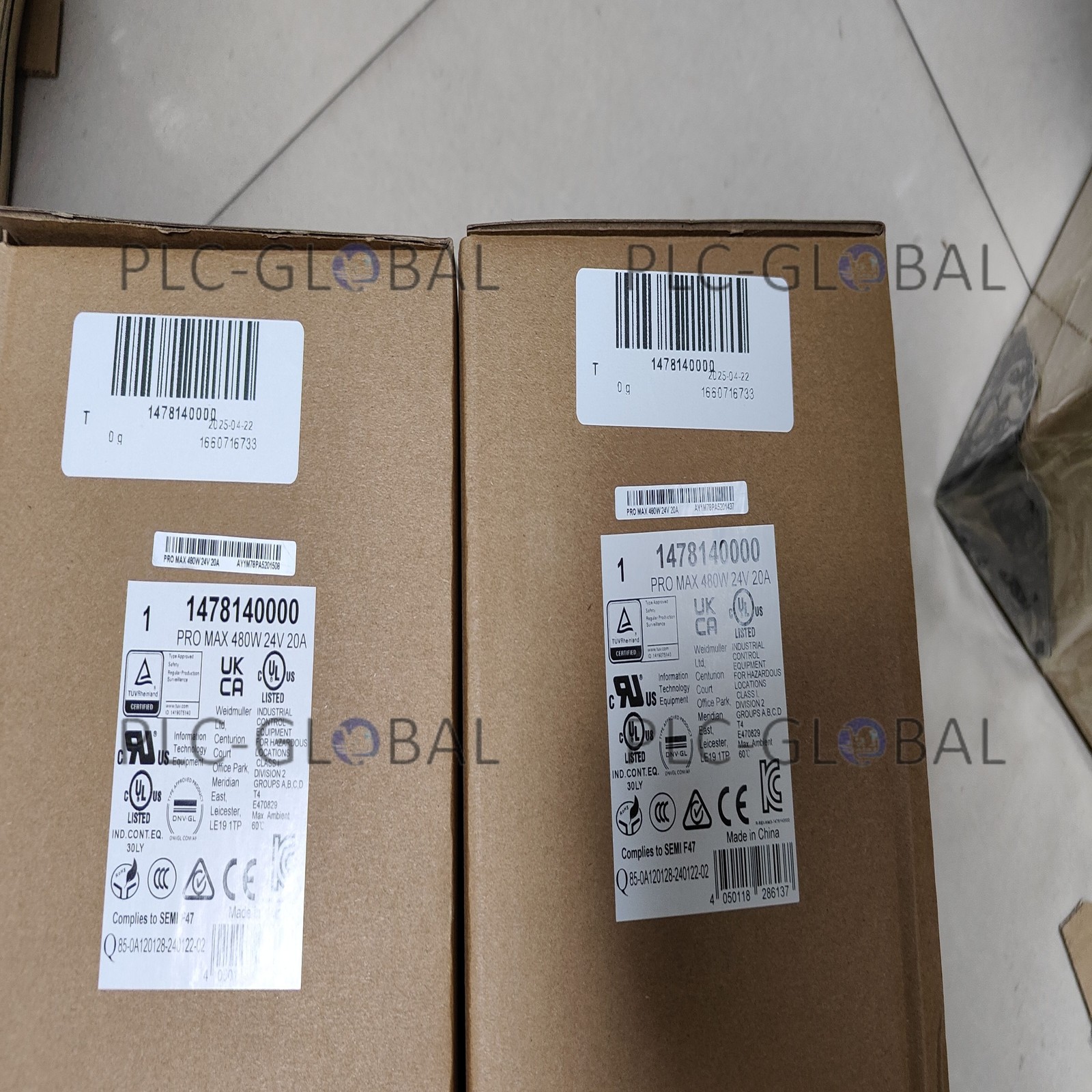 1 Unit Brand New Weidmuller 1478140000 Local Stock Warranty Included
