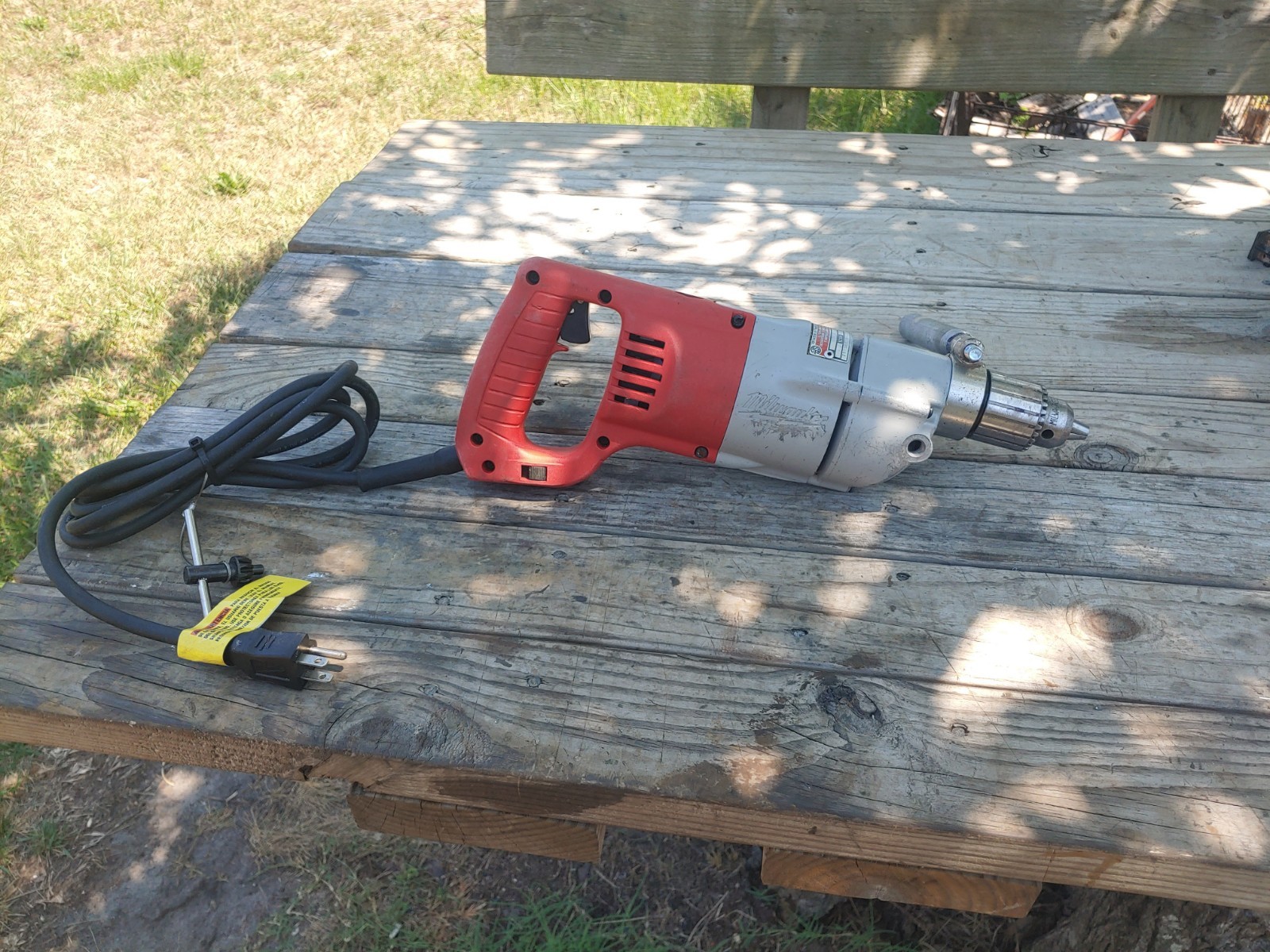 Milwaukee 1107-1 1/2″ Heavy Duty D-handle Drill. USA. Serviced.