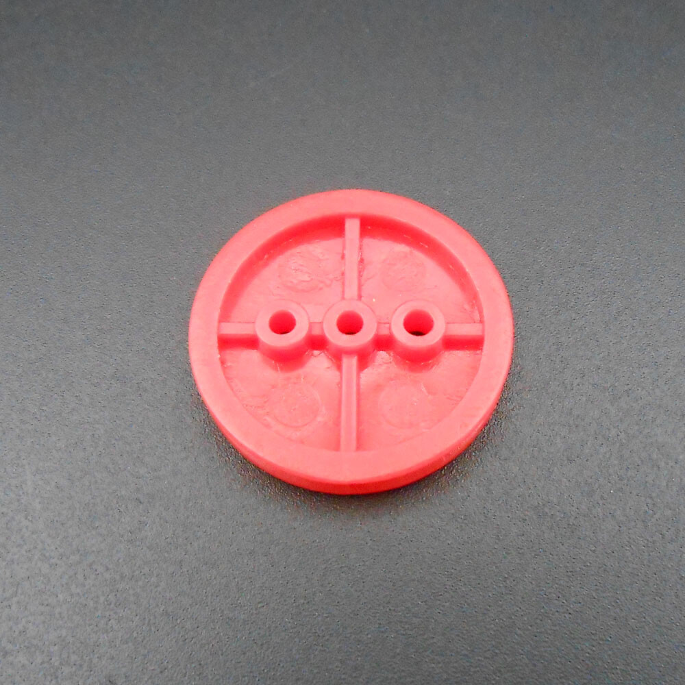 20Pcs X Plastic Pulley Model Motor Wheels 24MM Shaft Hole Bore 2MM 1.95MM 2.05MM