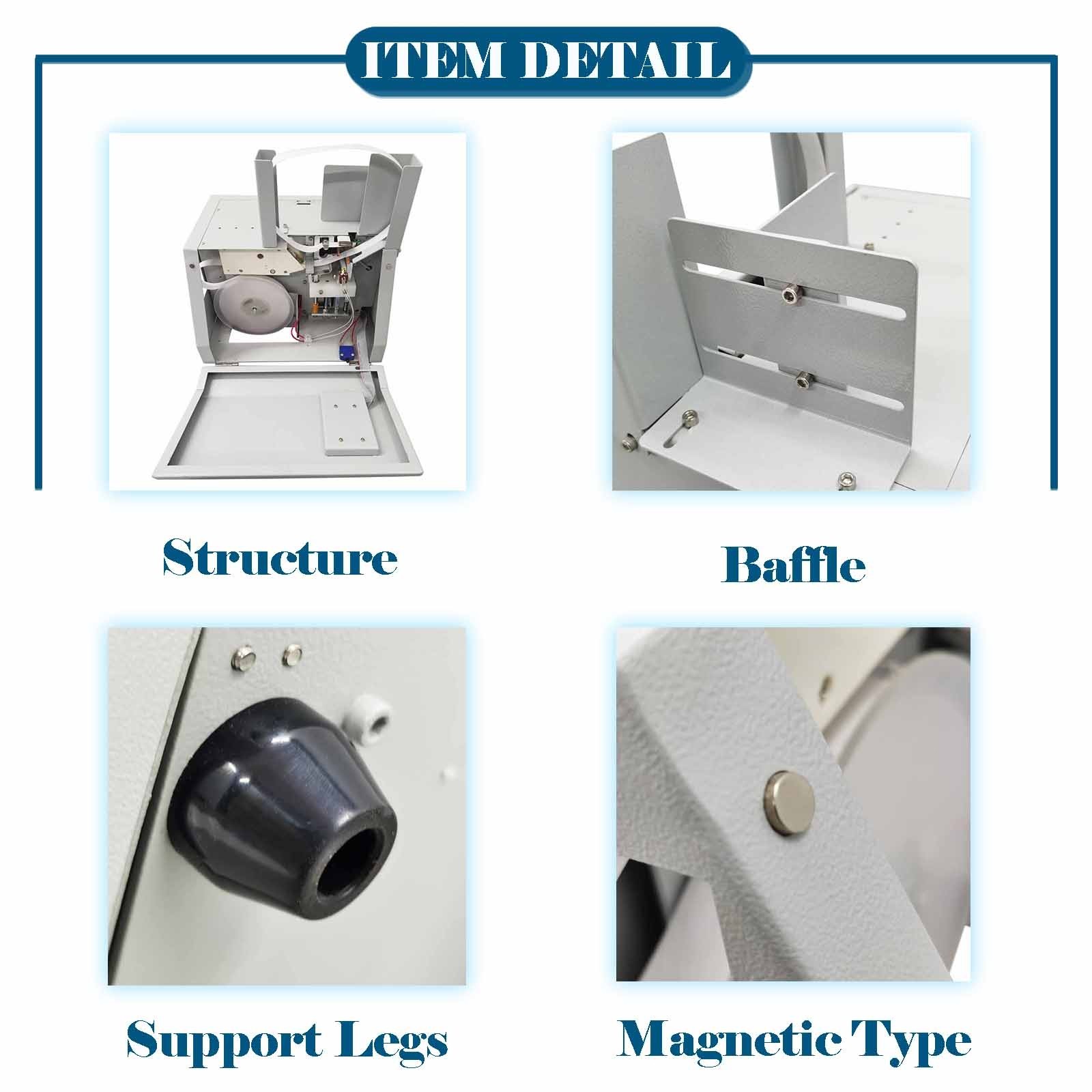 110V 60Hz Fully Auto Cross-Shaped Paper Tape Banknote Bundling Machine 100W