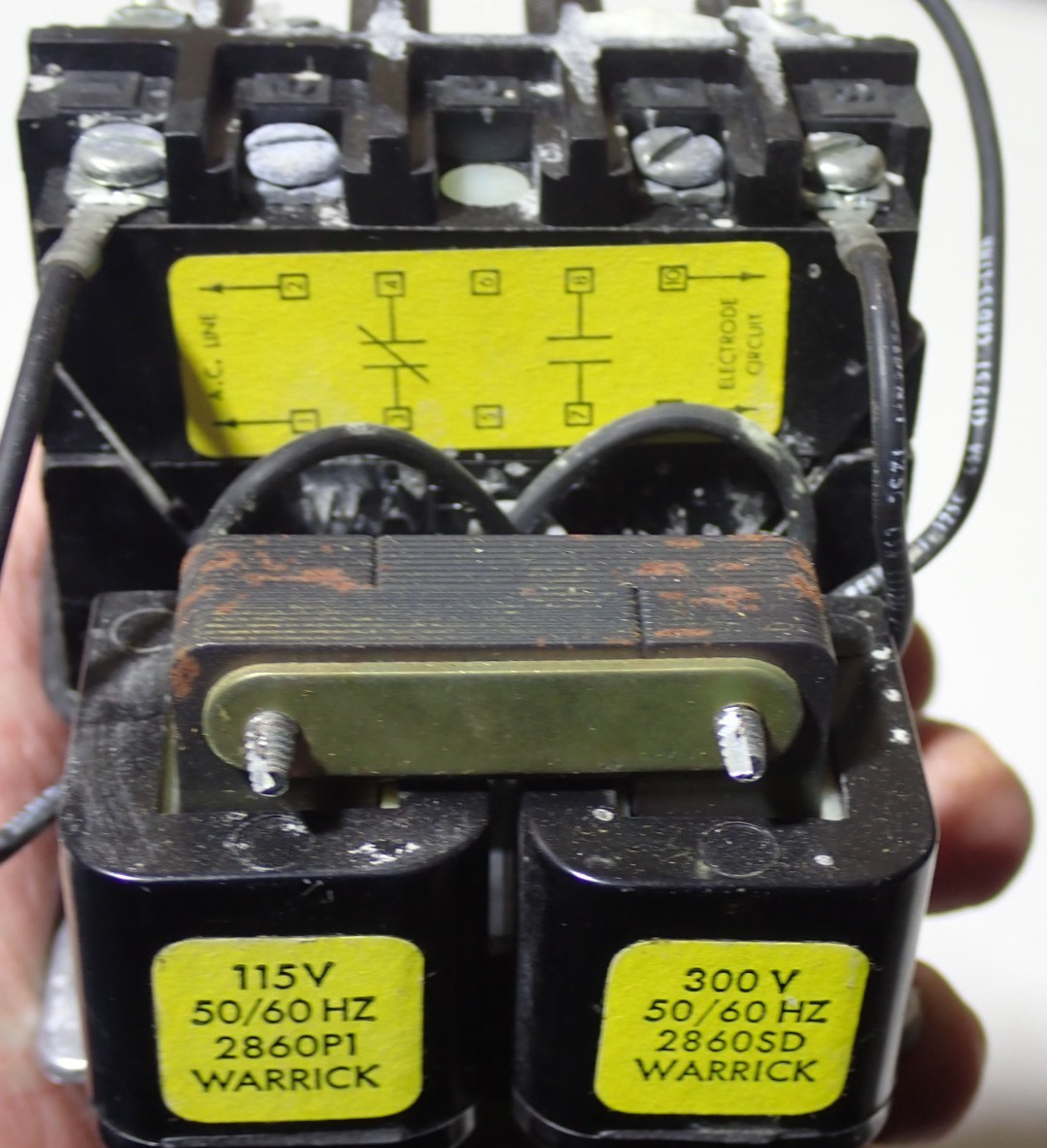 WARRICK CONTROLS GEMS 1D1D0 CONTROL RELAY AC LINE 115V 50/60HZ NEW