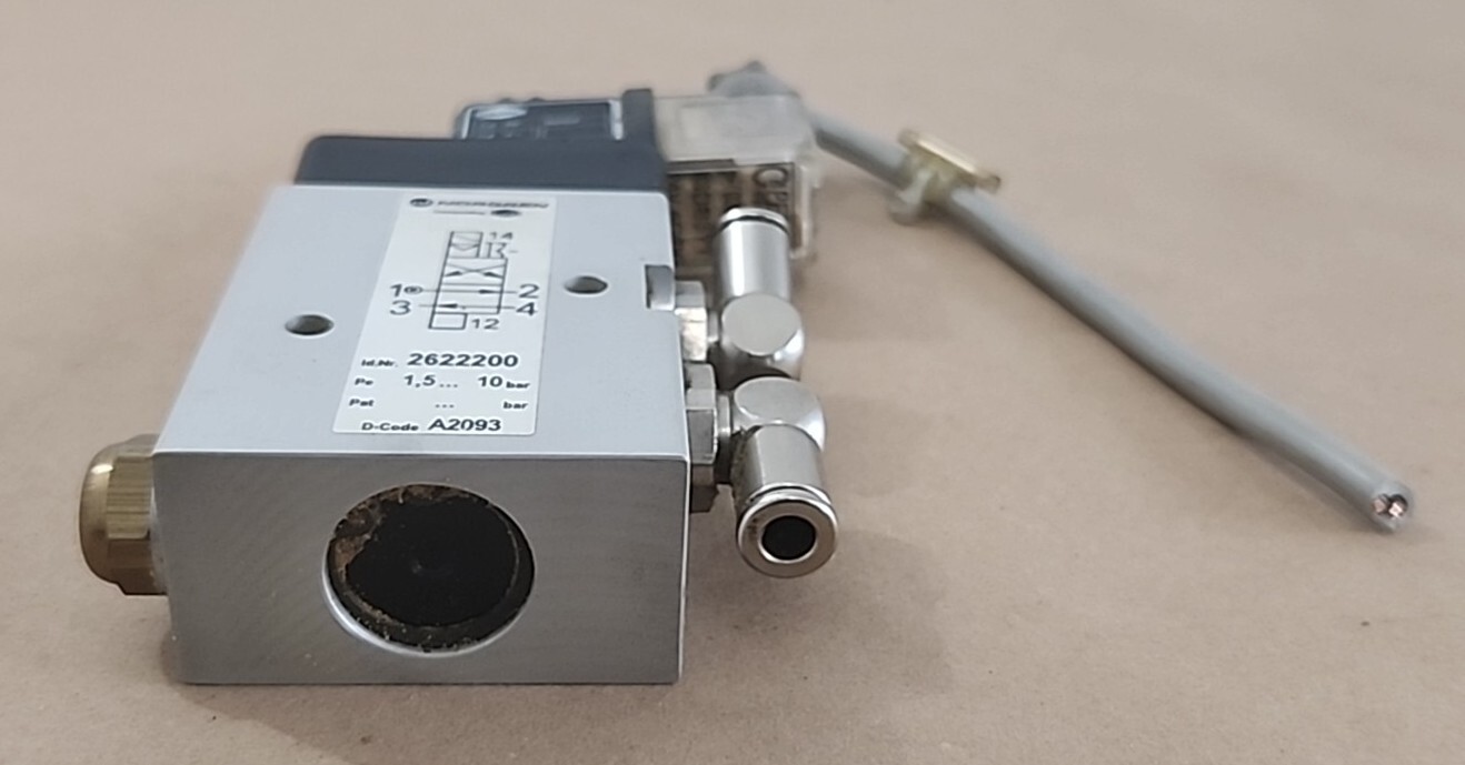 *PREOWNED* Norgren 2622200 Valve 2-Pos 4-Way w/ Herion 3052 24V Coil + Warranty!