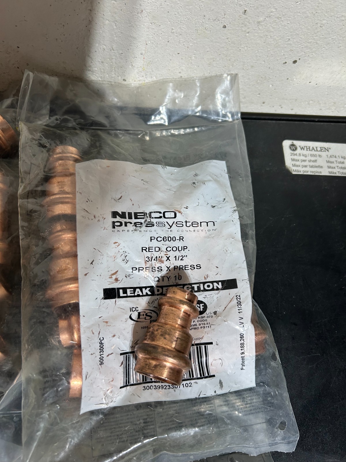 125 – NIBCO VIEGA PROPRESS COPPER PRO PRESS FITTINGS 3/4″ NIB. MADE IN USA