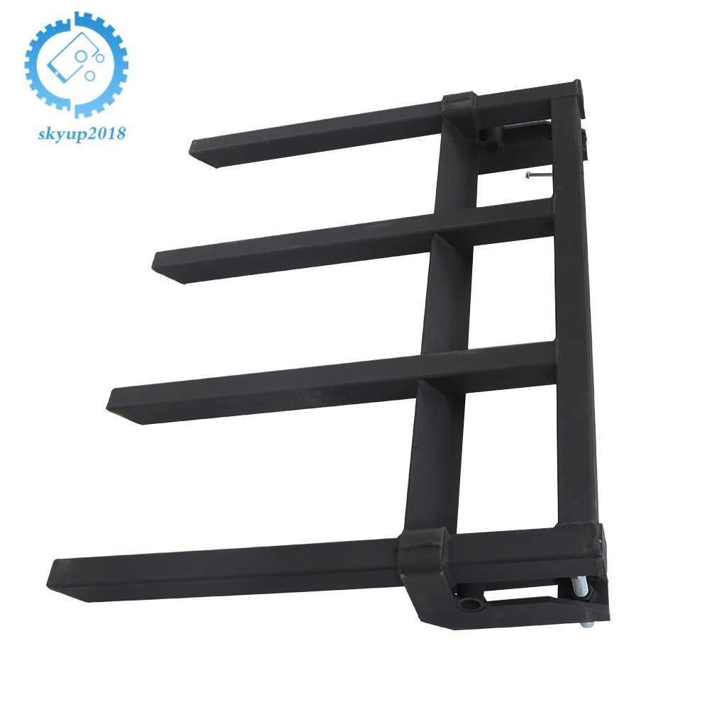 42″ Clamp On Heavy Debris Fork 2500 Lbs Universal For Tractor Skid Steer Buckets