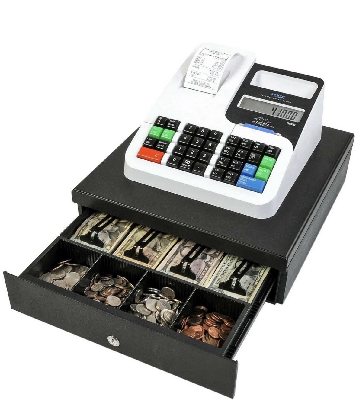 Royal 410DX Cash Register System/ Black