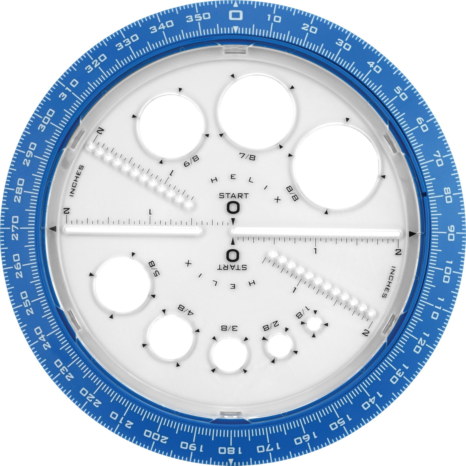 Helix – Angle and Circle Maker 6 Inch – Drawing 360 Degree, Assorted