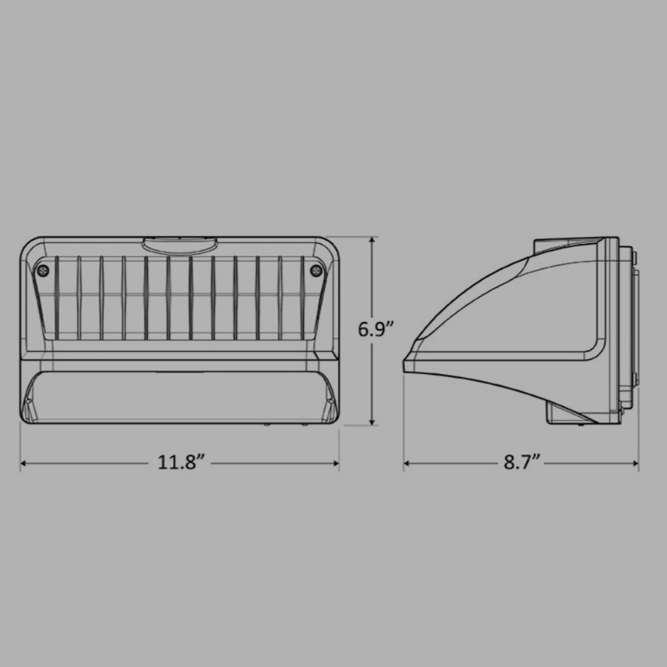 Westgate 20/40/60/80W Exterior IP65 LED Light Wall Pack 10K Lumen Adj Color Temp