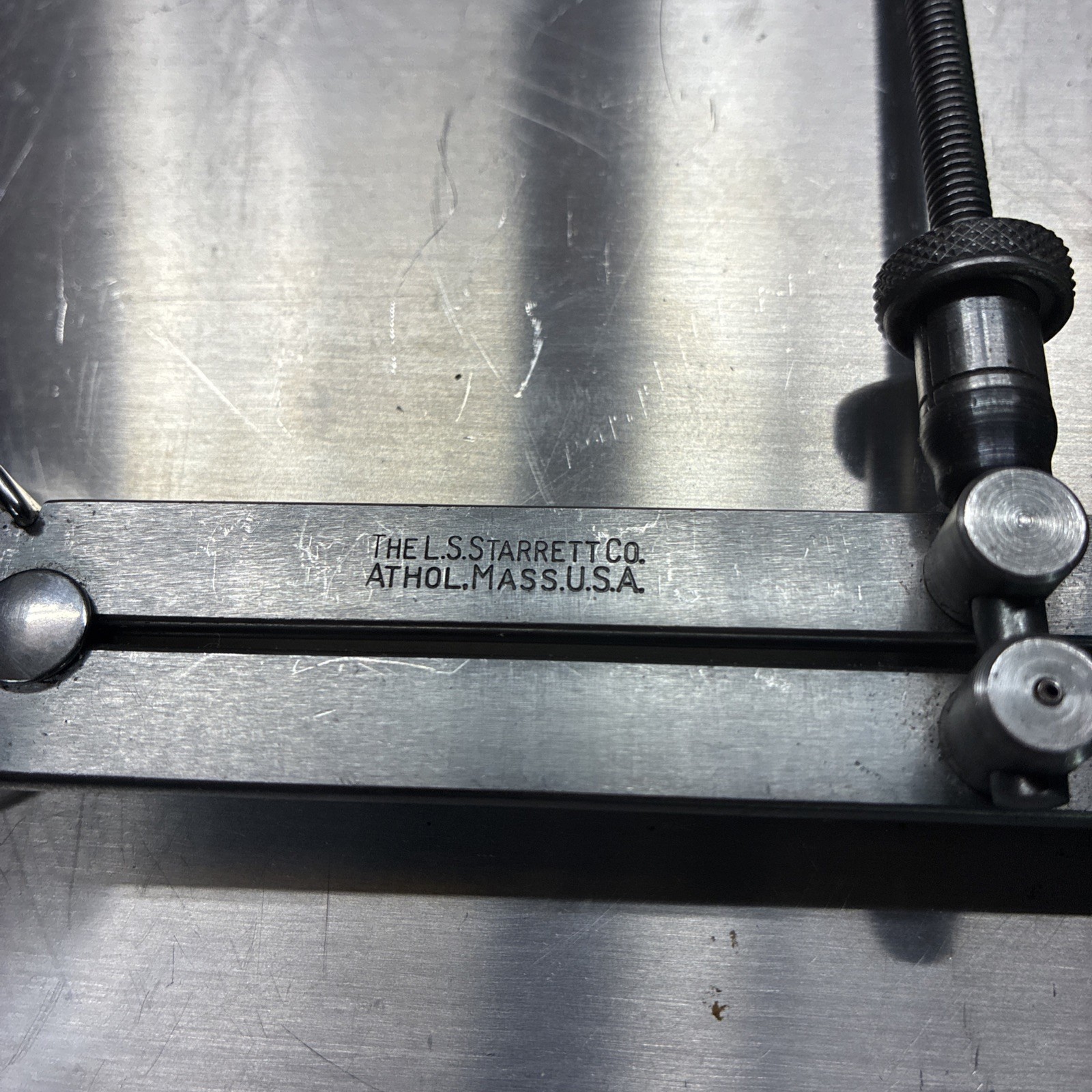 STARRETT No. 83B-12 Spring-Type Dividers W/Flat Legs; 12.0” Size & Capacity.USA