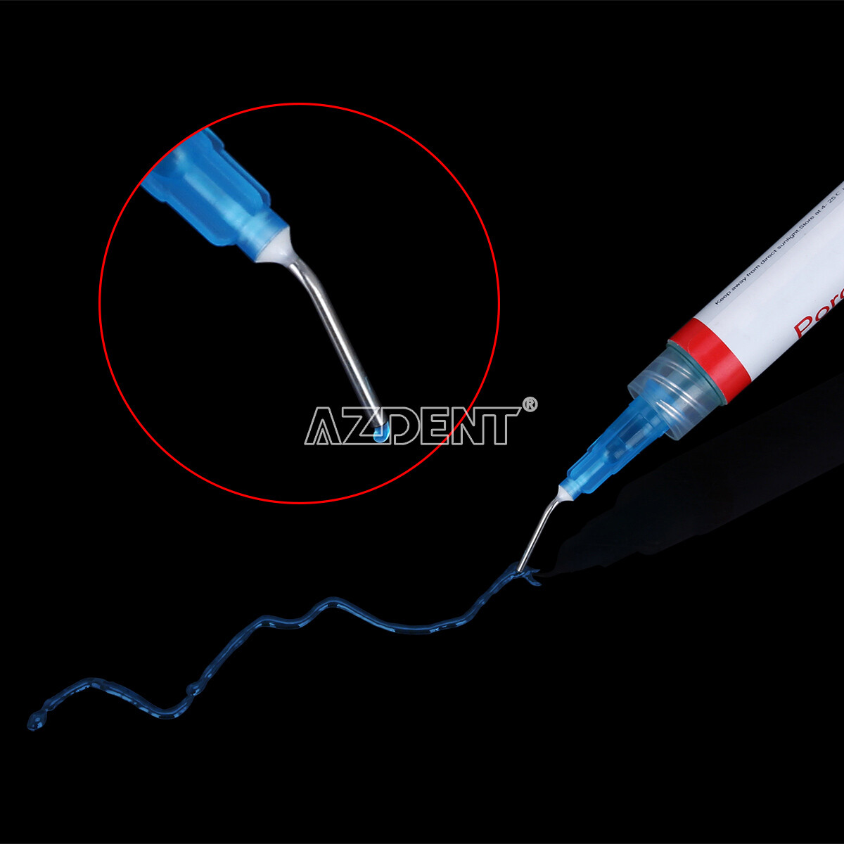 Dental Porcelain Etch Gel 9.5% Hydrofluoric Acid Etchant &3X Disposable Tips USA