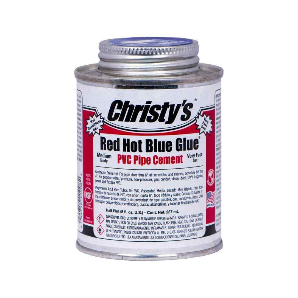 8 Oz. PVC Red Hot Blue Glue and Purple Primer Handy Pack