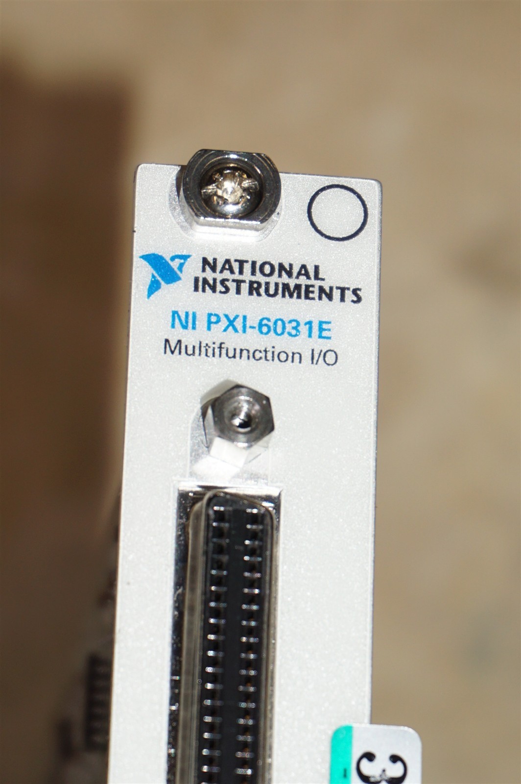 National Instruments PXI-6031E, 100kS/s Multifunction I/O, 64 Inputs, 16 Bits