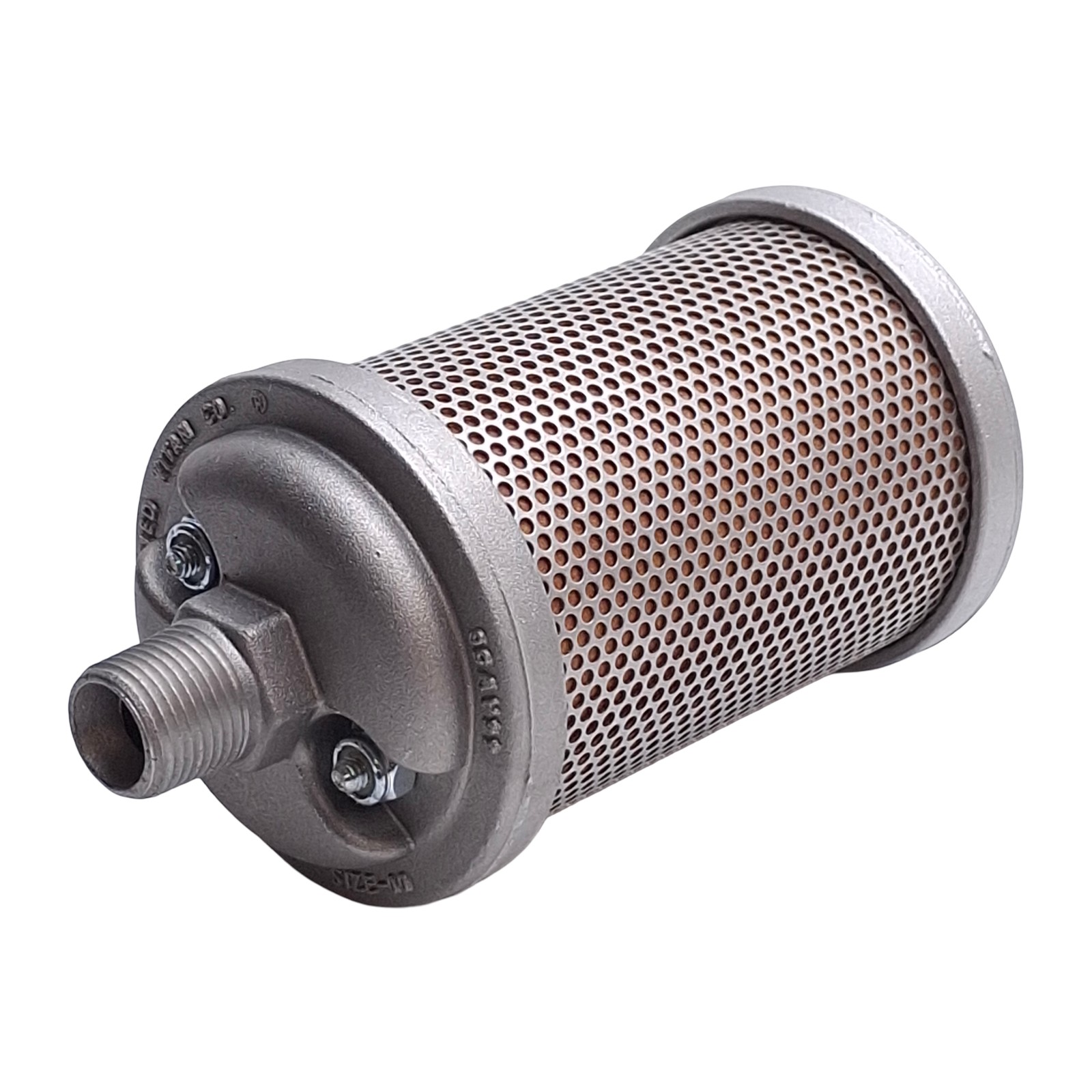 Alwitco 0111000 M00 Pneumatic Muffler, 3/8in NPT Male, 125psi, ø2.59in x 5.12in
