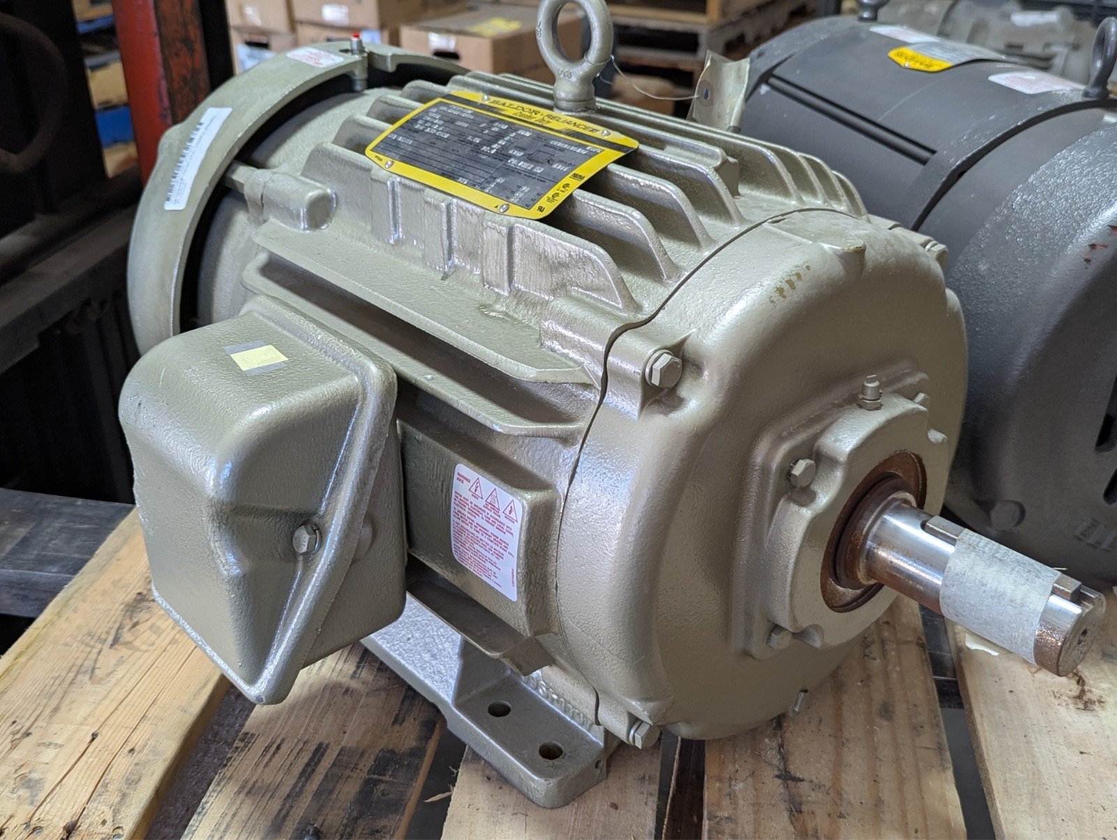 NEW BALDOR 15 HP CRUSHER DUTY MOTOR / ECR9154T 230/460 VOLT 1765 RPM 254T FRAME
