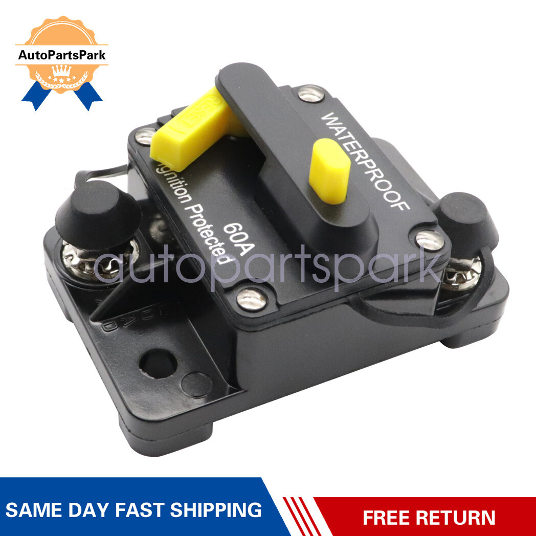 30~300AMP Circuit Breaker Reset Car Auto Marine Stereo Audio FuseInverter 12V DC