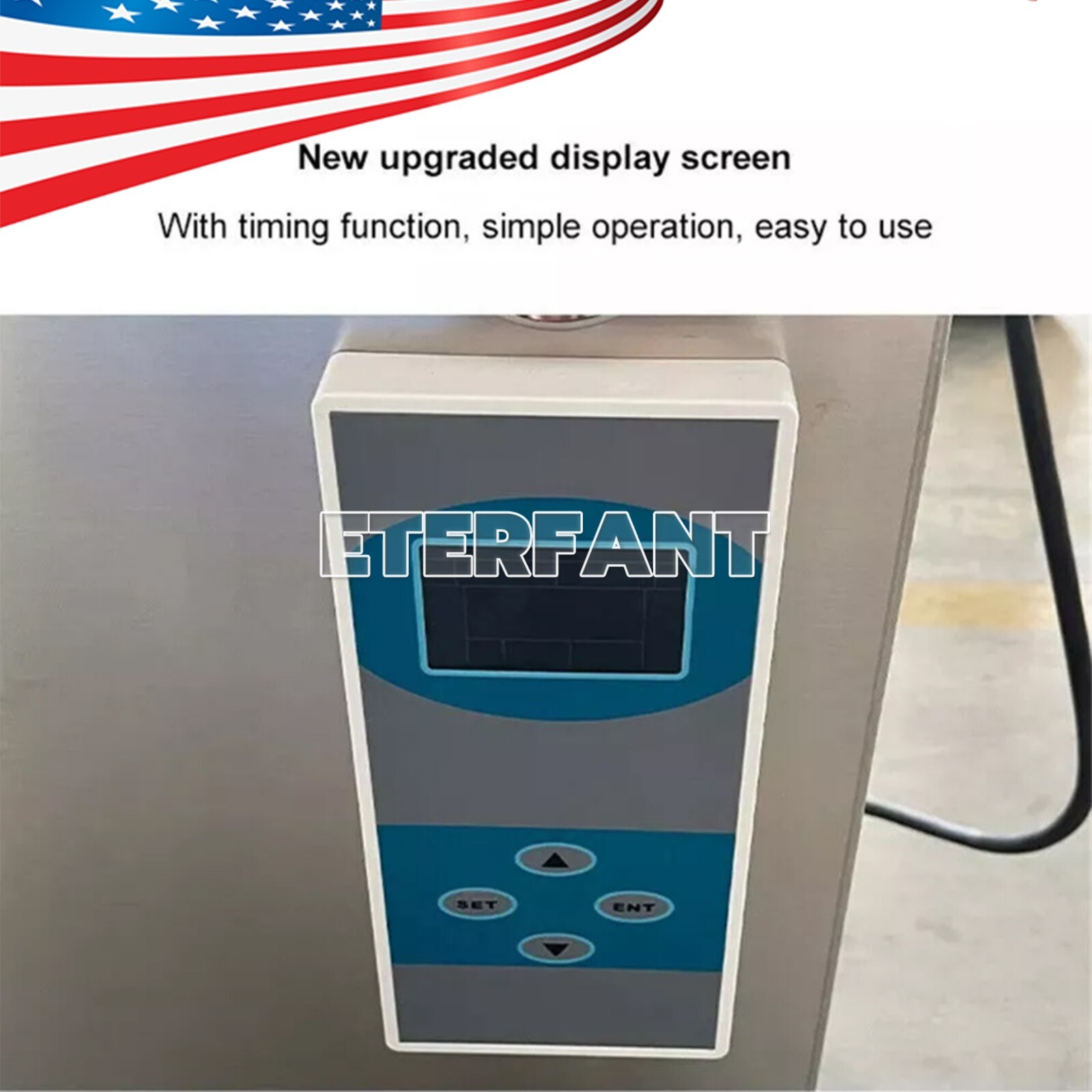 ETERFANT 24/28/35L Dental Medical High Pressure Steam Sterilizer Autoclave US