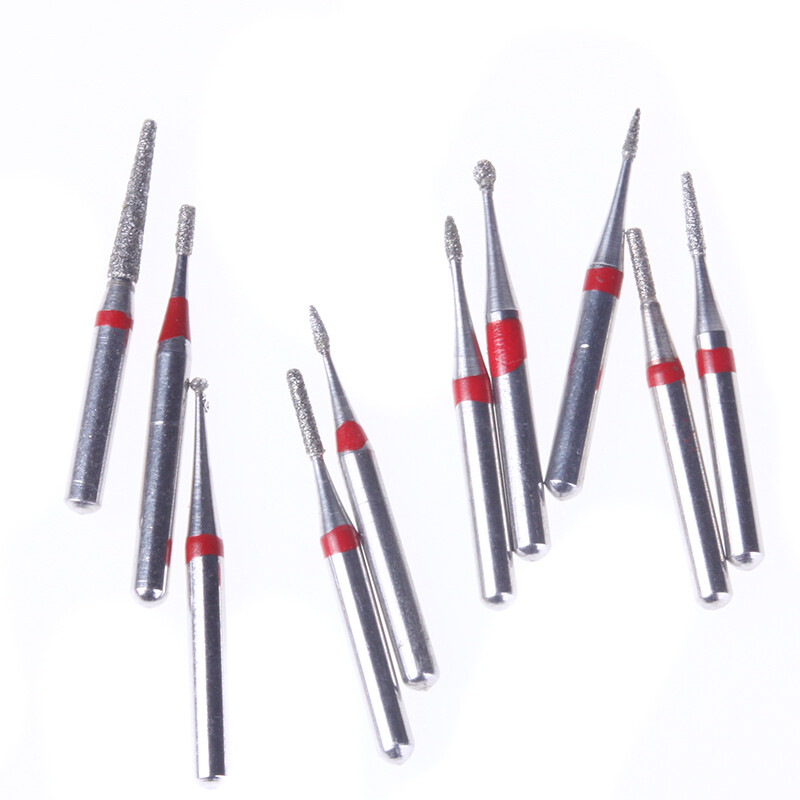 Dental Diamond Burs FG1.6mm Tooth Drill FG101-FG117 Fit for High Speed Handpiece
