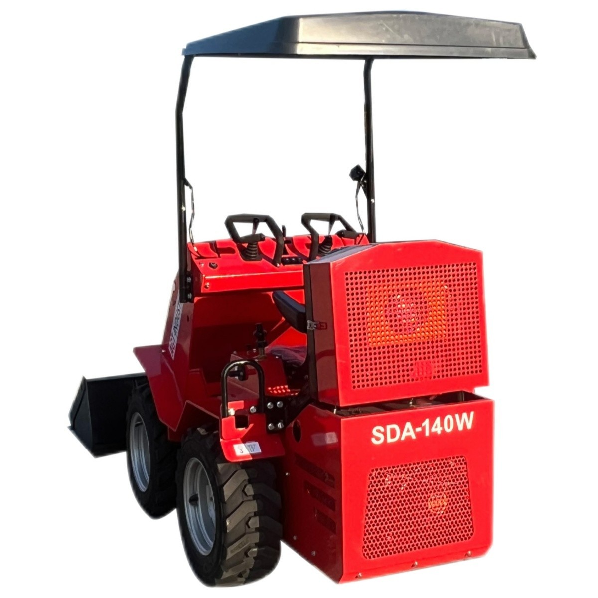Agrotk Mini Skid Steer 0.8Ton Compact Wheel Loader Ride-on RATO Engine For Farms
