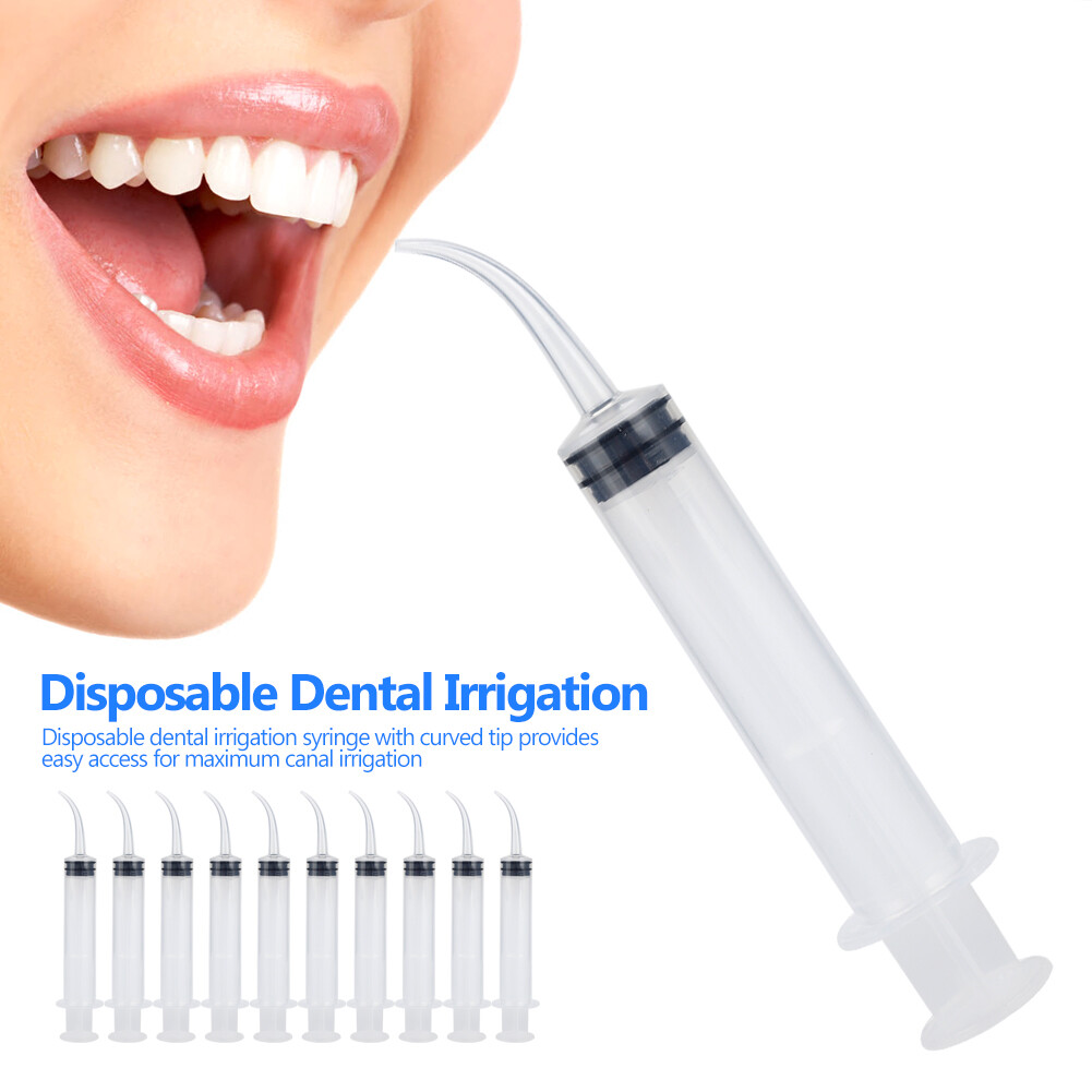 500 Pcs Monoject Style 412 Curved Tip Utility Irrigation Syringes 12ml (12cc)