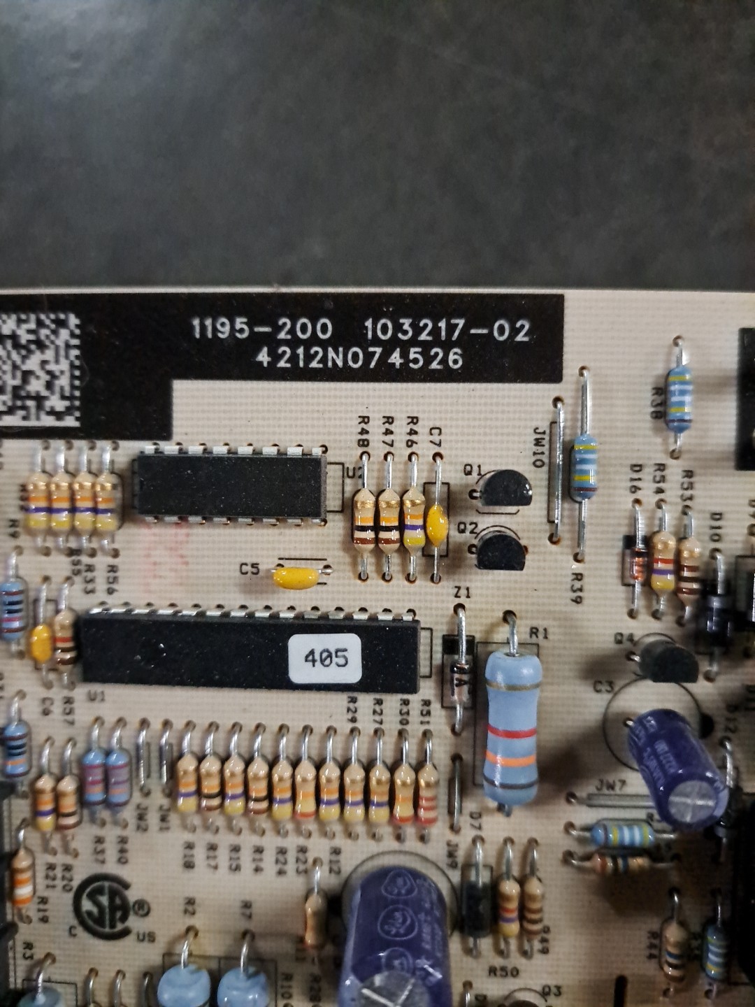 1195-200 Furnace Control Circuit Board 103217-02