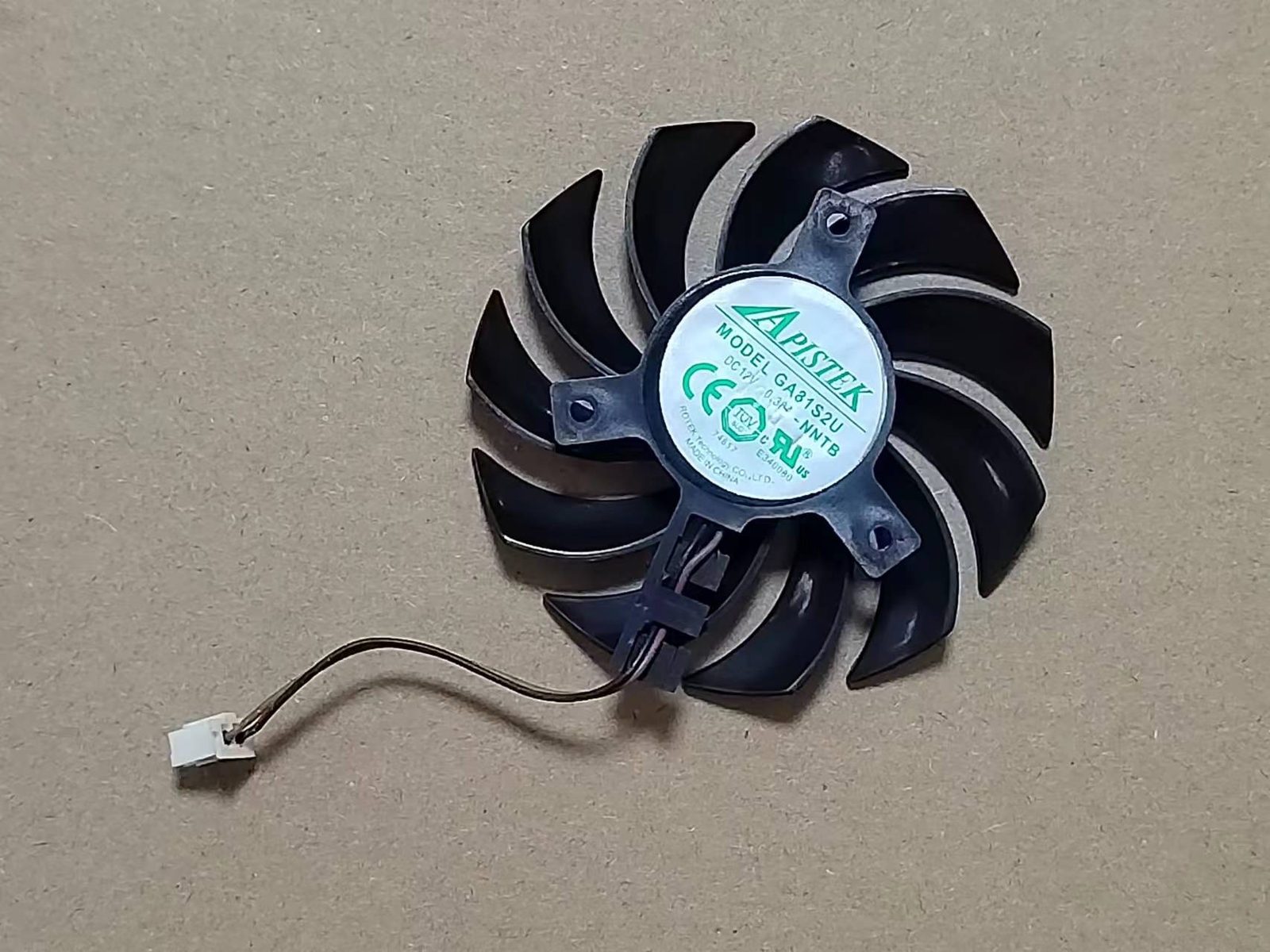 EVEA Onda APISTEK GA81S2U -NNTB DC12V 0.38A 75mm graphics card fan M3676 QL kc1