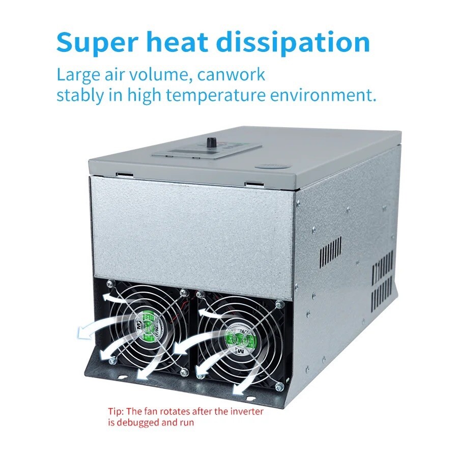 VFD 22 Kw 220V Single Phase to 380/480V 3 Phase 50/60 Hz Frequency 0-500