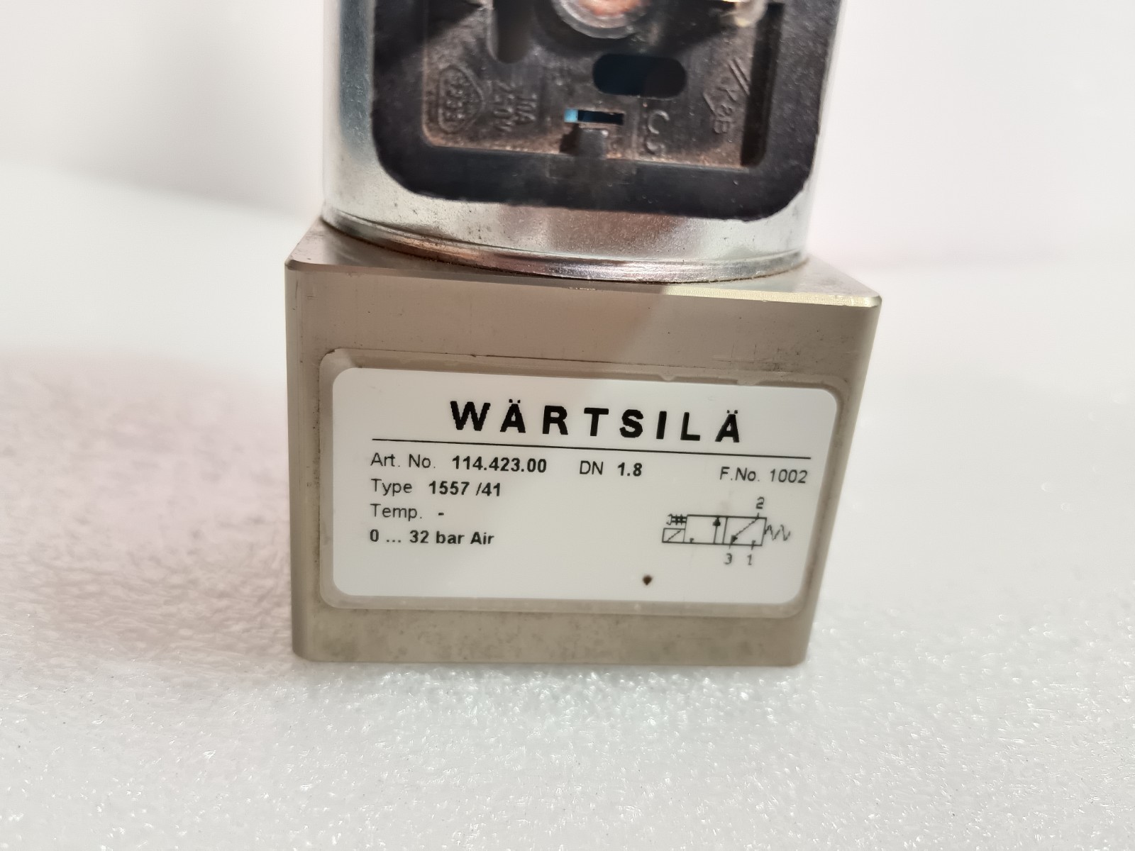 Wartsila Art.No 118.156.110N Type 2E27 Solenoid Valve 110VDC New As Images