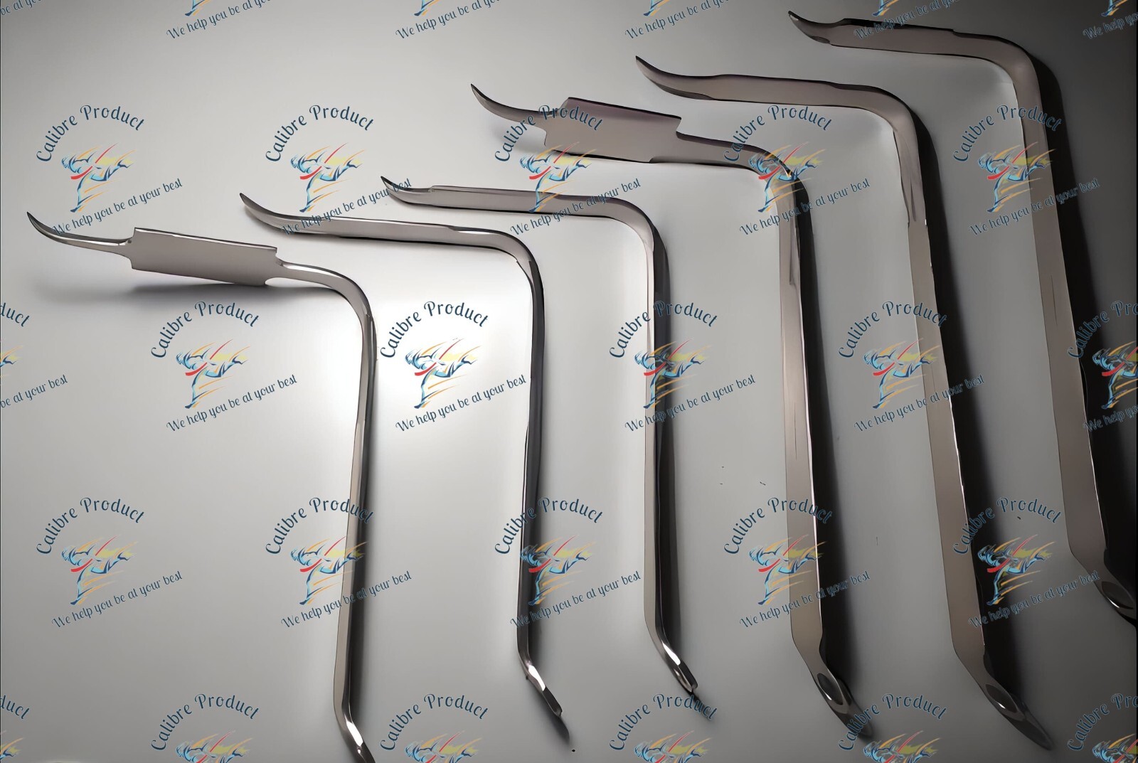 Bent Hohmann Knee Retractors Orthopedic Surgical Instruments Set of 6