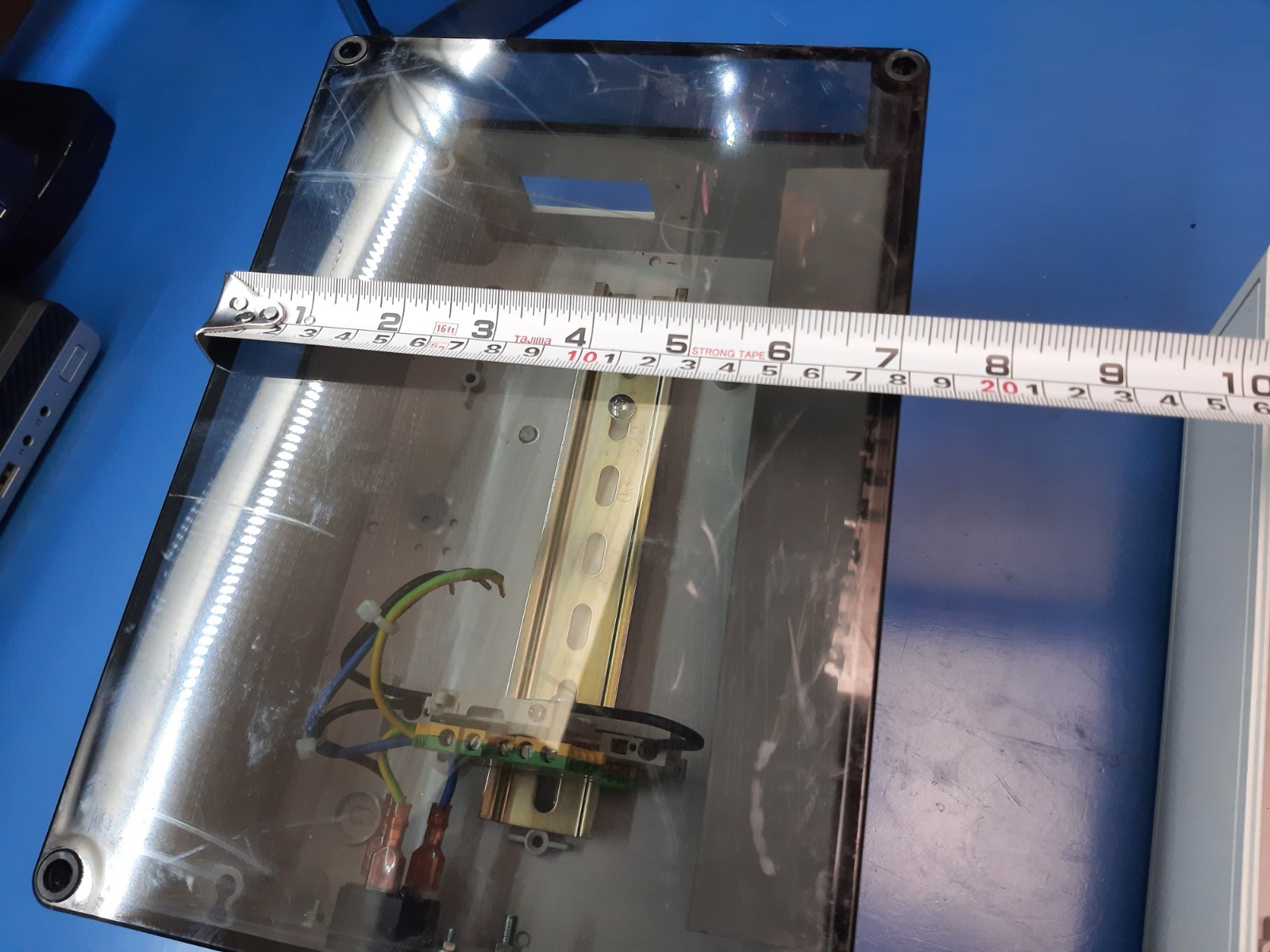 Industrial DIN-Rail Enclosure w/ Pre-wired Power Inlet, Connector Block & Fuse