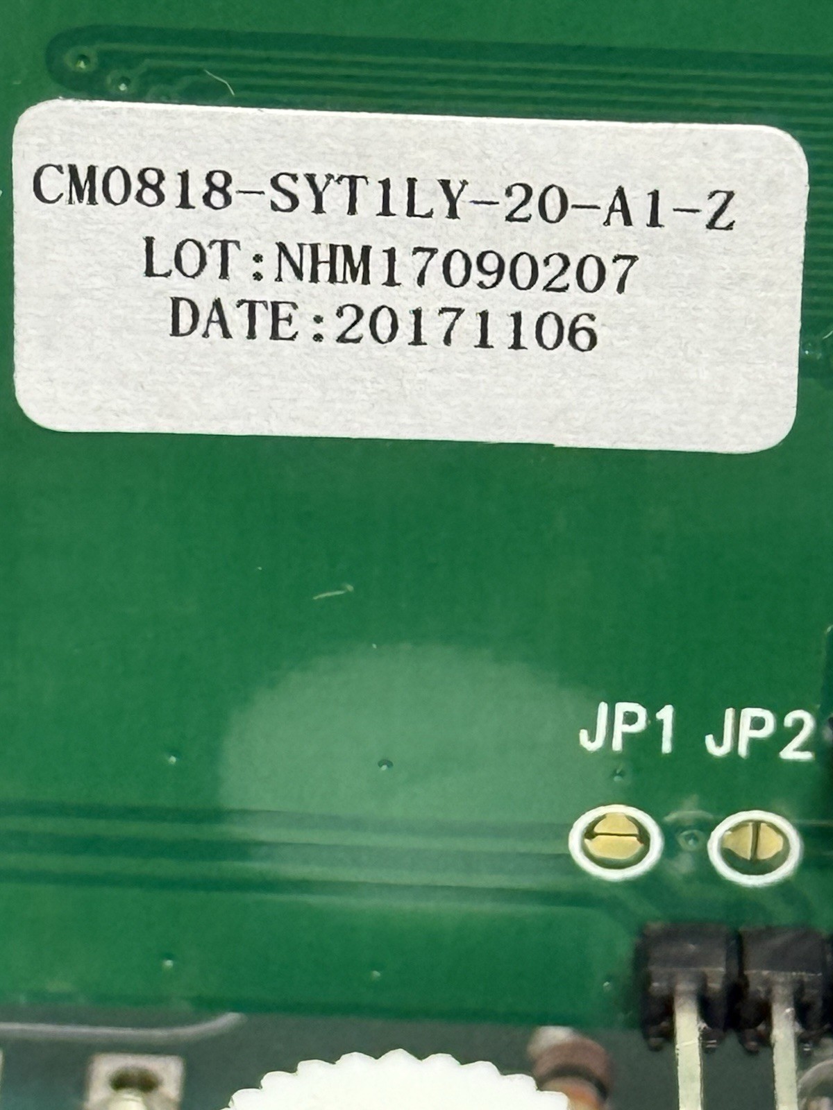 Lot of 2 JAMEX LCD Display Control Board Assemblies CM0818-SYT1LY-20-A1-Z NOS