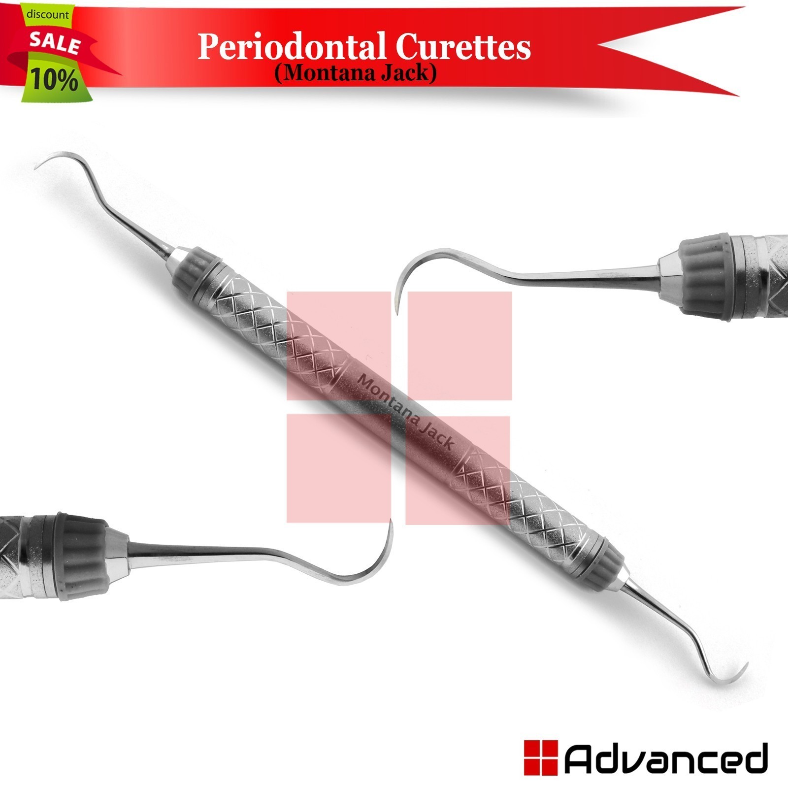 7Pcs Dental Scaling Instruments Set Periodontal Universal Curettes & Scalers Kit