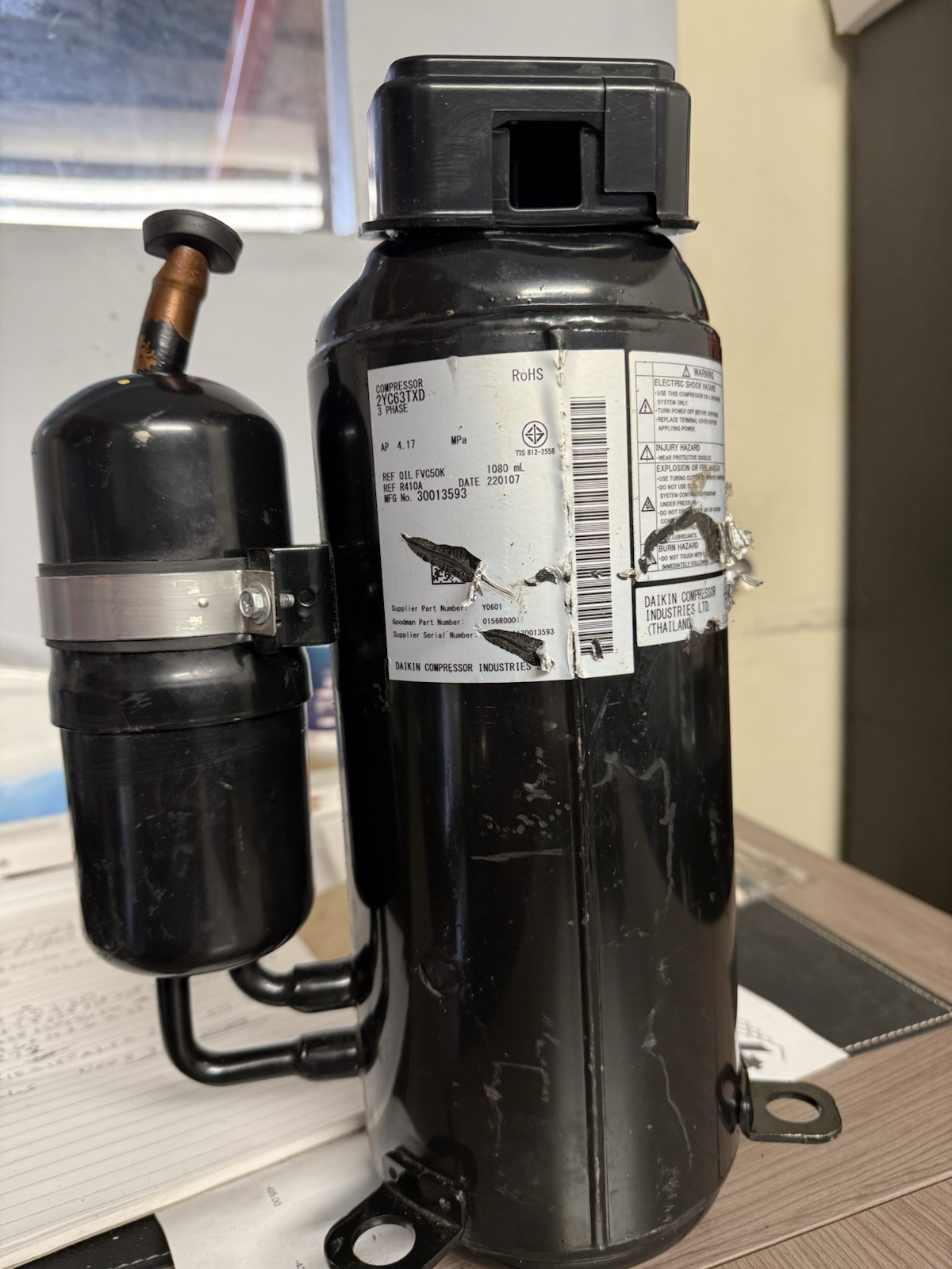 2YC63TXD Inverter Air Conditioner Compressor