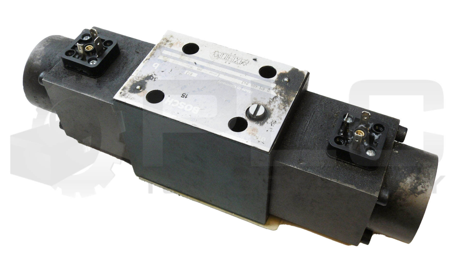 BOSCH 0 811 404 843 DIRECTIONAL VALVE 315BAR W/ (2) 0 831 006 033 COIL 45A