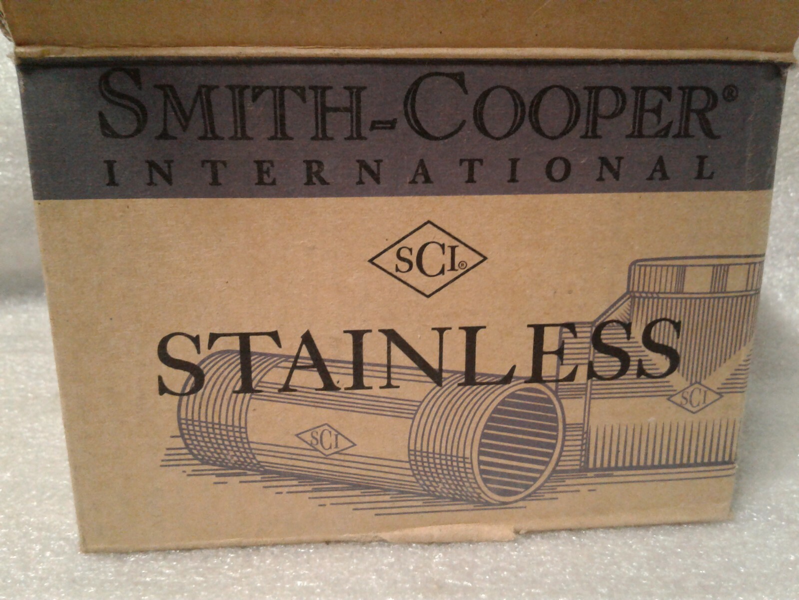 Qty 10 Smith-Cooper 45 Degree Threaded Elbow 304 Stainless 1″ 150# Cast S3014F