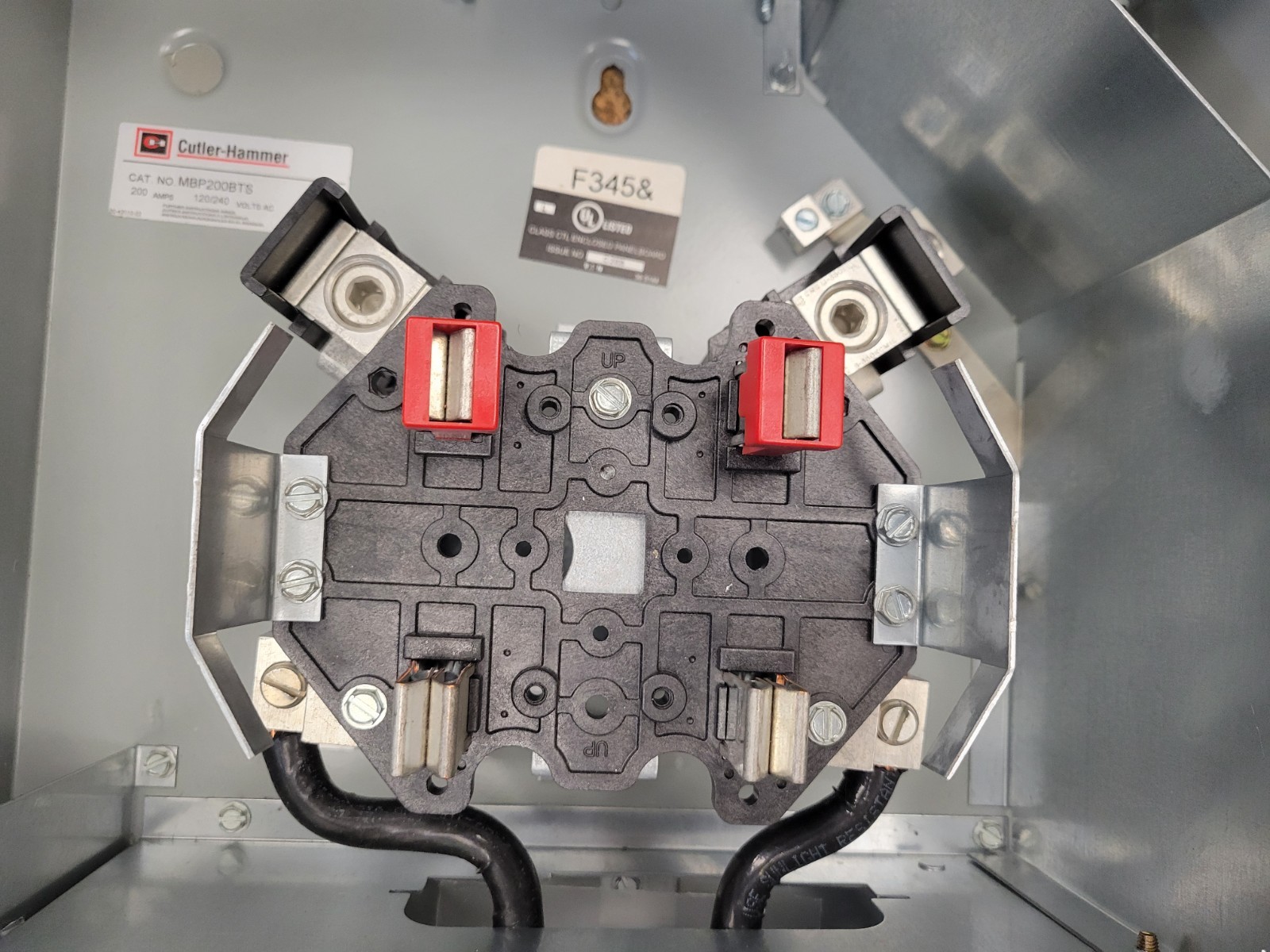 Eaton MBP200BTS Meter Breaker Panel Surface Mount 200A 120/240VAC 1PH 3W Type 3R