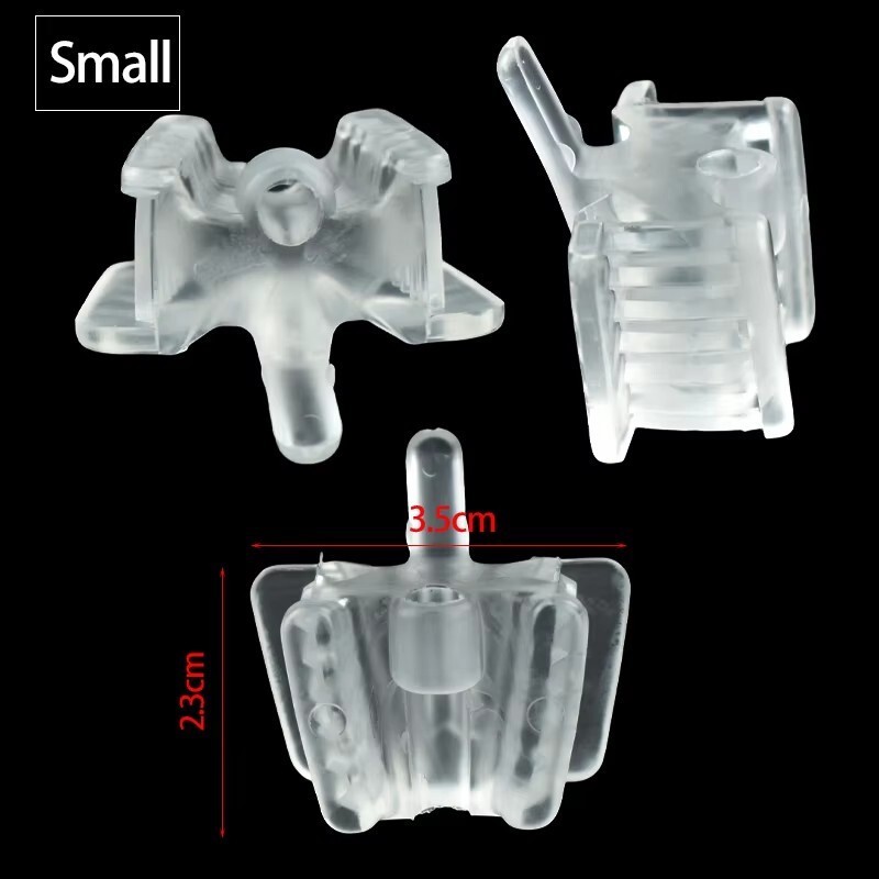 Dental Autoclavable Bite Block Clear Mouth Prop Holding Saliva Ejector Suction