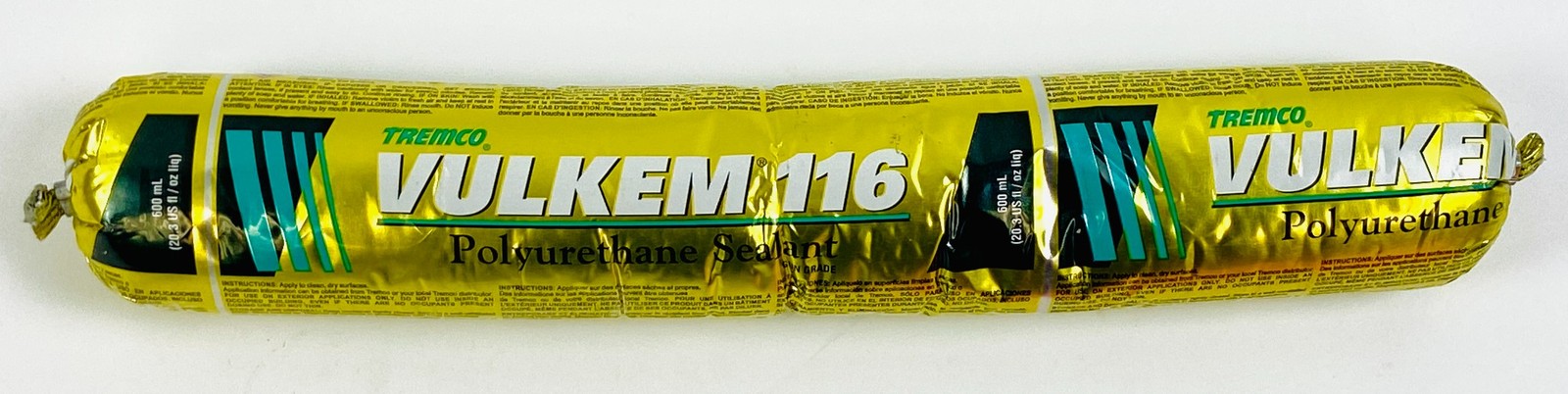Tremco Vulkem 116 Polyurethane Sealant Gray 20 oz Sausage